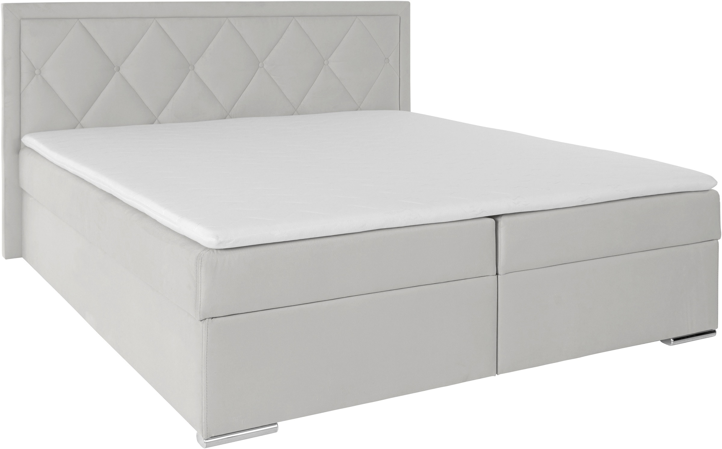 Leonique Boxbett »Alfie, Bestseller, wahlweise mit Bettkasten«, mit Knopfheftung im Kopfteil, H2, H3 und H4 wählbar