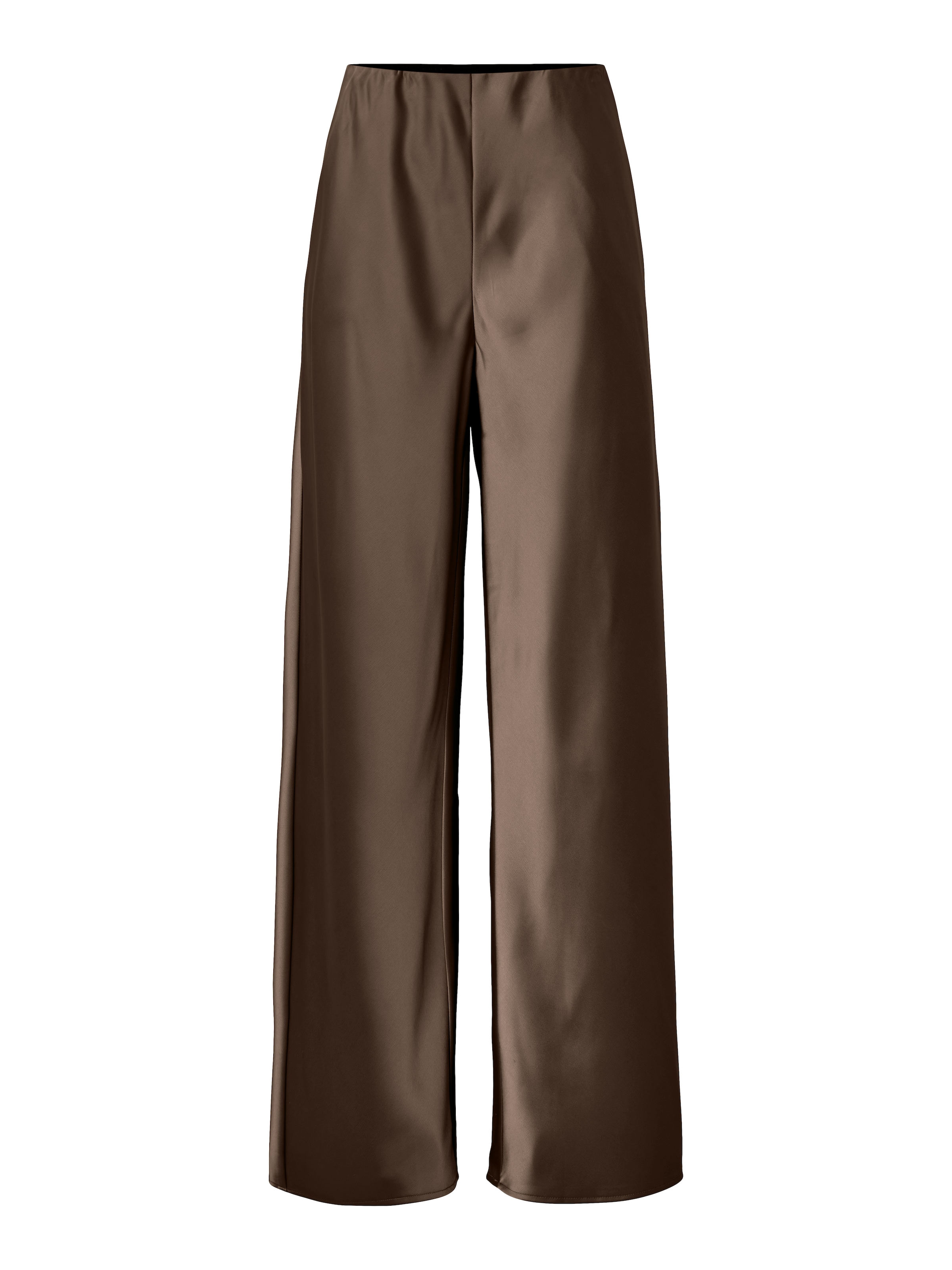 Y.A.S Anzughose »YASPELLA HW WIDE PANTS S. NOOS«  mit Stretch, glänzend