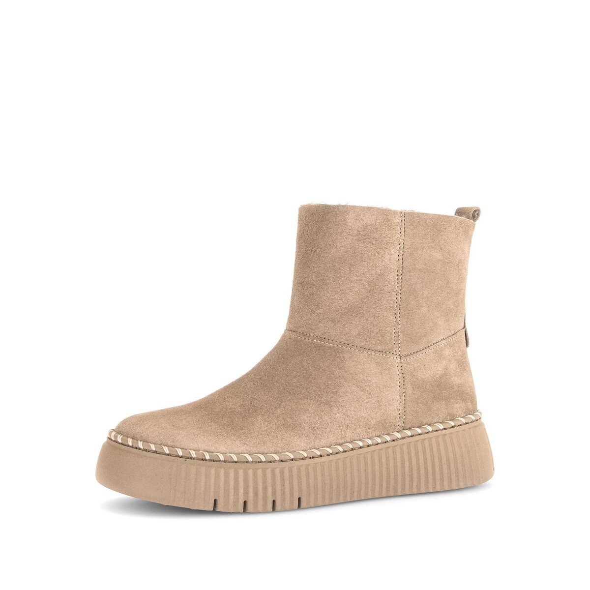 GABOR Damen Winterstiefelette "Winterstiefelette", Gr. 40, beige, Schuhe