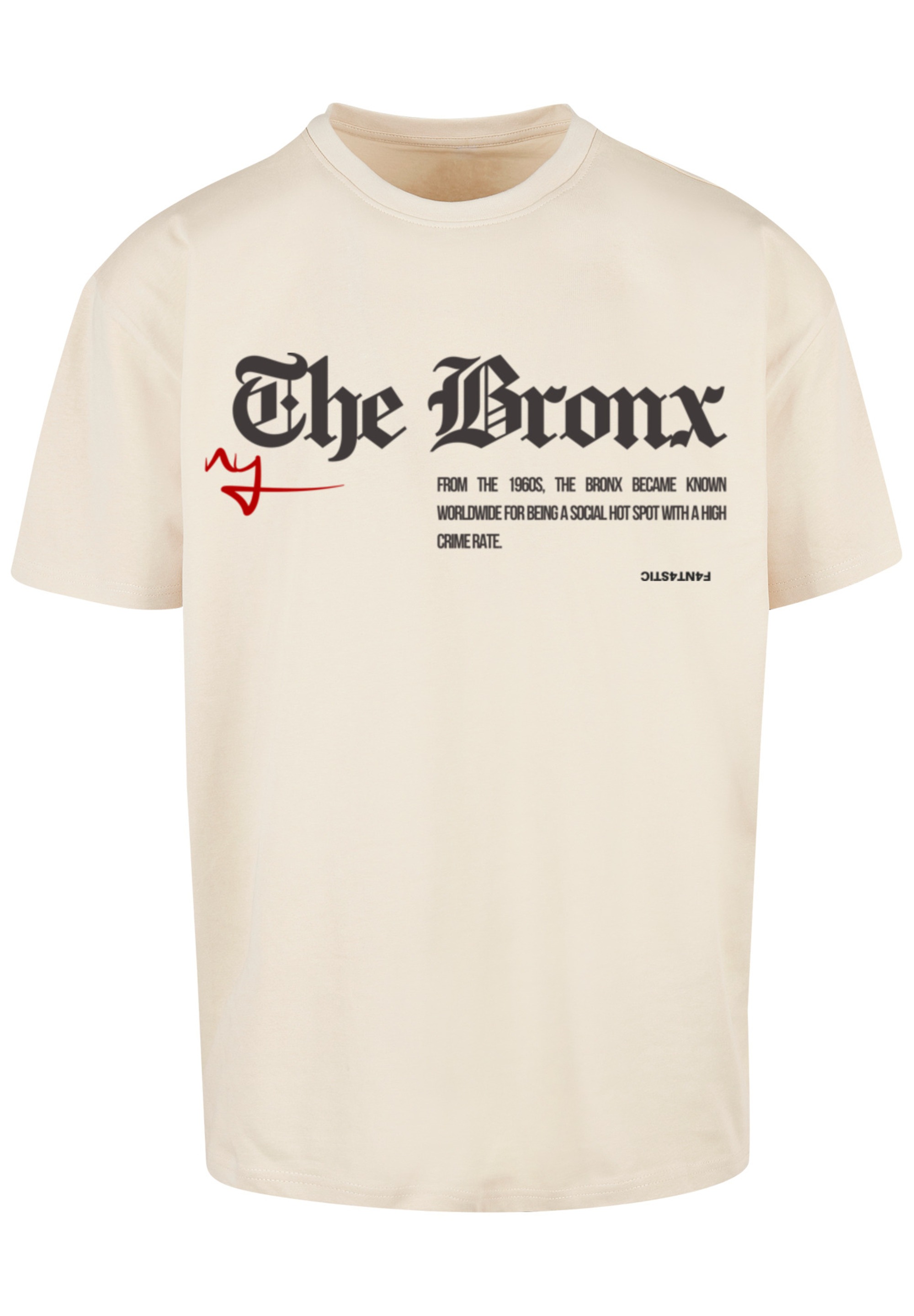 F4NT4STIC T-Shirt »The Bronx OVERSIZE TEE«, Print