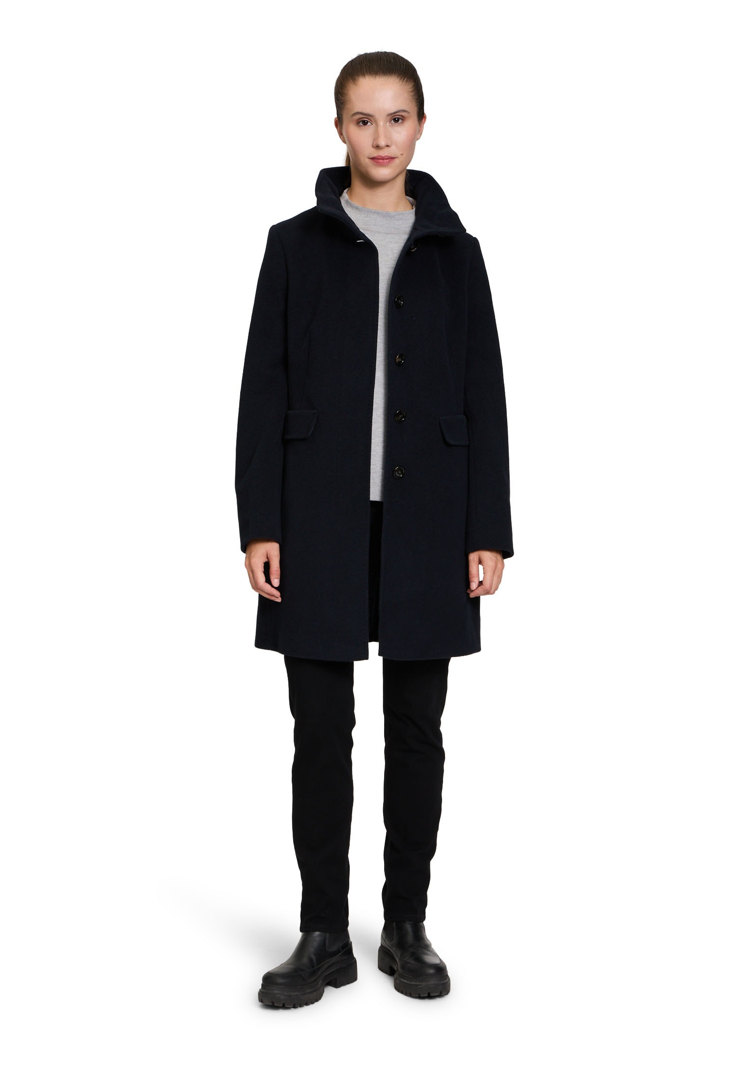 Gil Bret Wolljacke »Gil Bret Wollmantel mit Stehkragen«