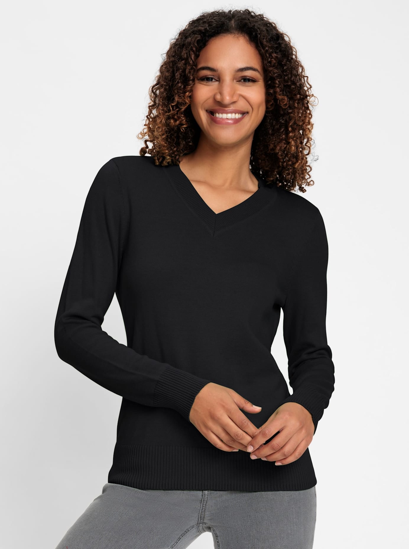 Casual Looks V-Ausschnitt-Pullover "Pullover" günstig online kaufen