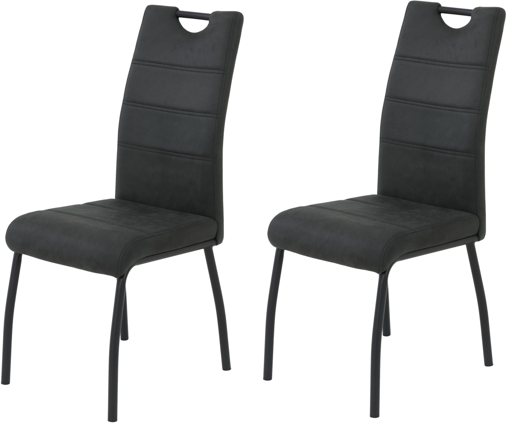 HELA 4-Fußstuhl "PETRA" (Set) 2 Stk.Vierfußstuhl; Vintage Optik; mit Griff; günstig online kaufen