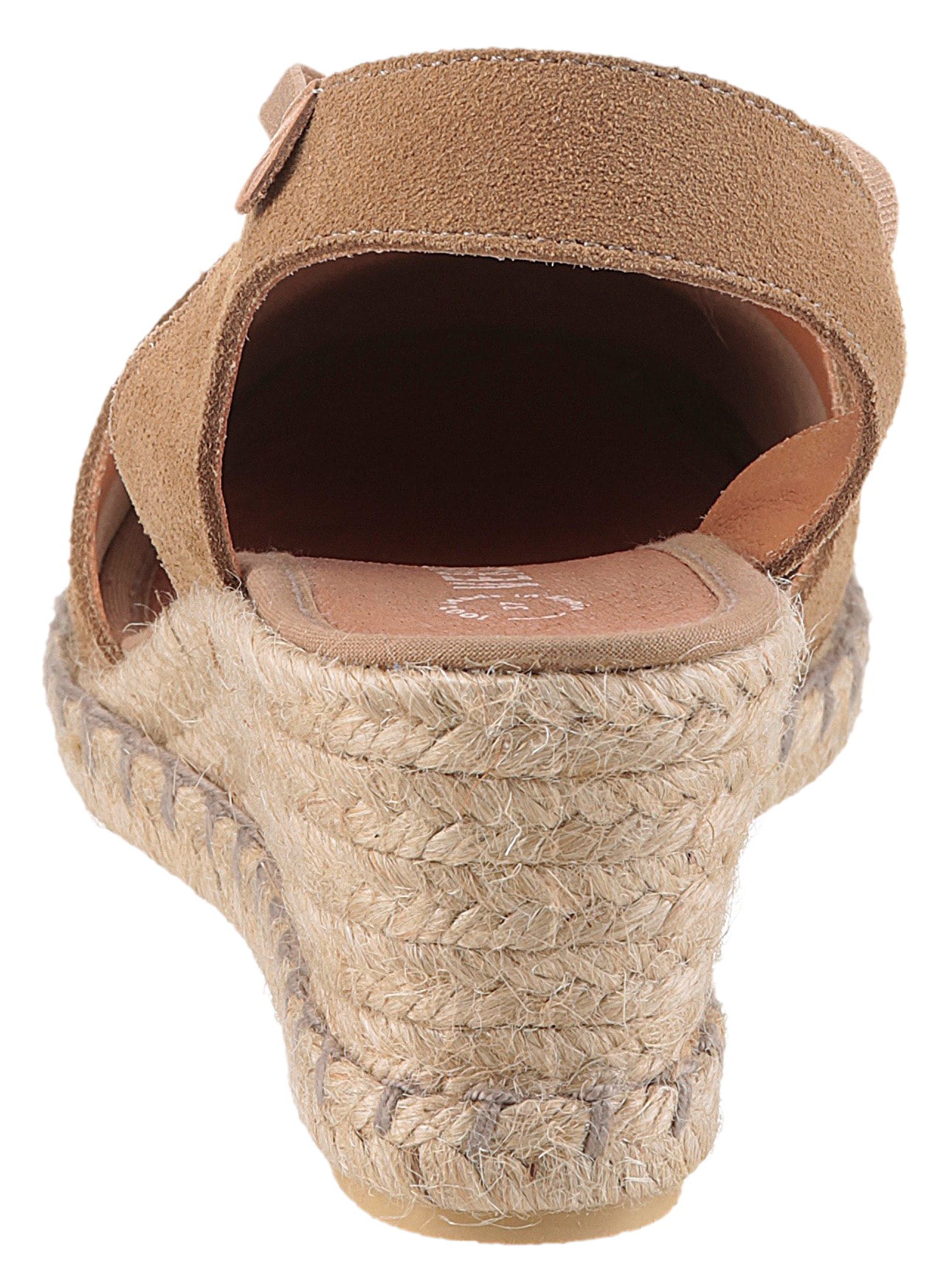 VERBENAS Sandalette »Maika Serraje«, Sommerschuh, Sandale, Keilabsatz, mit Jutebesatz