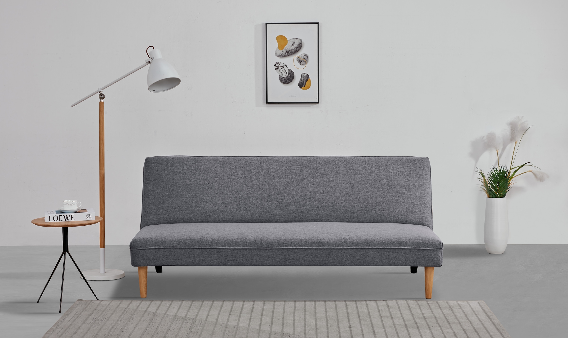 Schlafsofa »MONIDA, Schlafsofa, Klappsofa, 3-Sitzer mit Bettfunktion und«,...