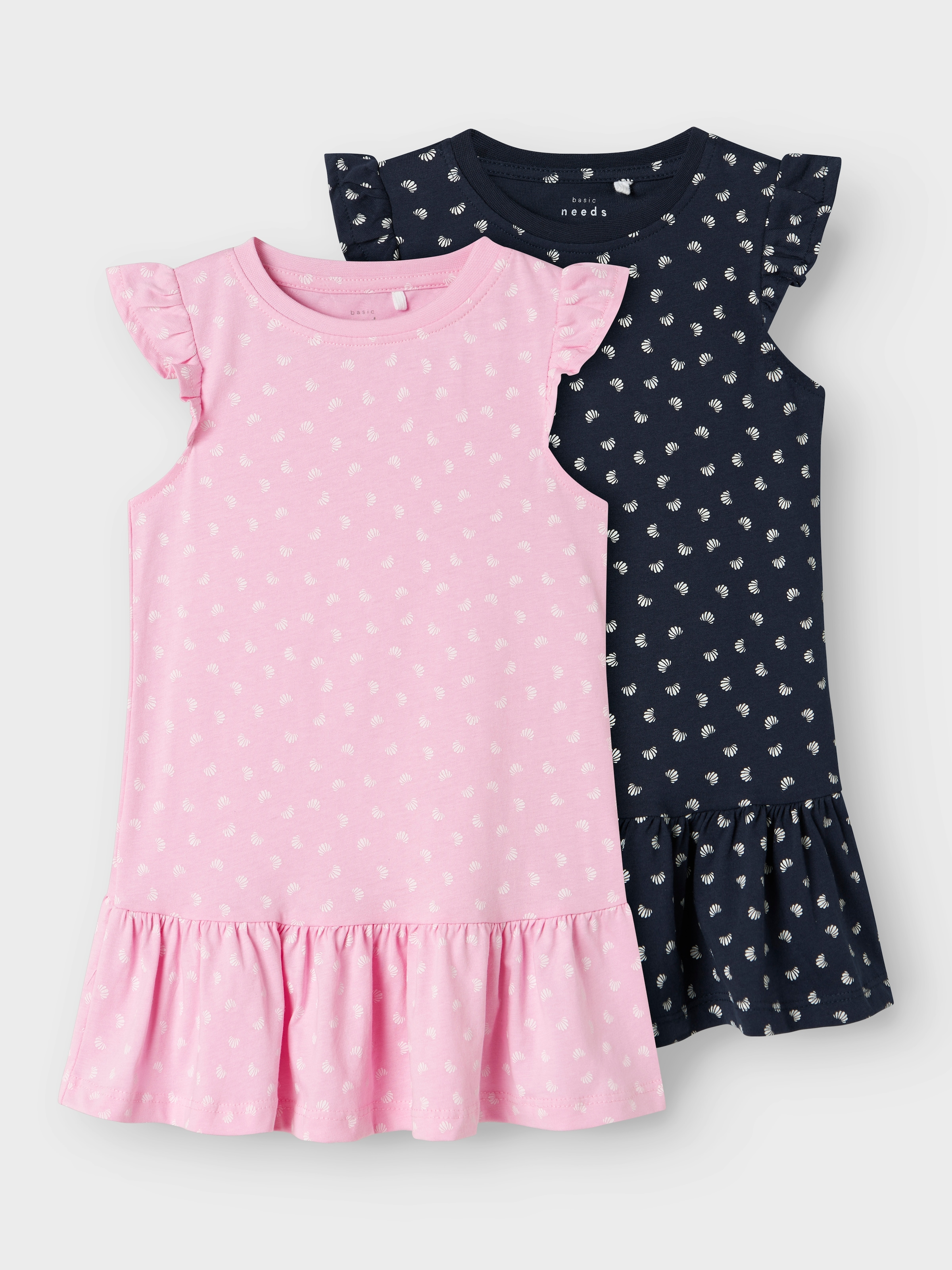 Name It Minikleid »NMFVIDA 2P CAPSL DRESS«, (Packung, 2 tlg.)