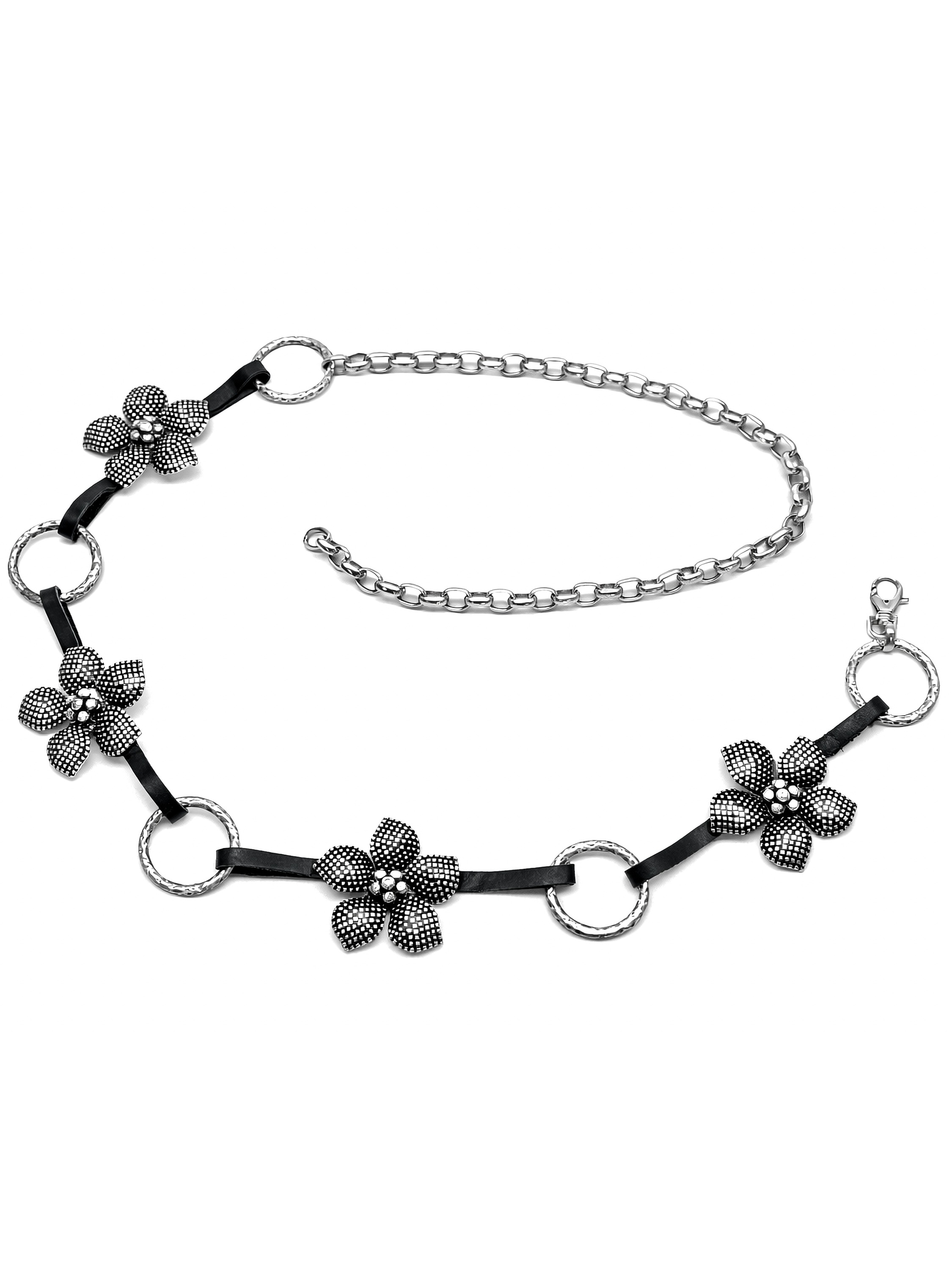 COLLEZIONE ALESSANDRO Kettengürtel "Florist" mit echtem Leder, Made in Ital günstig online kaufen