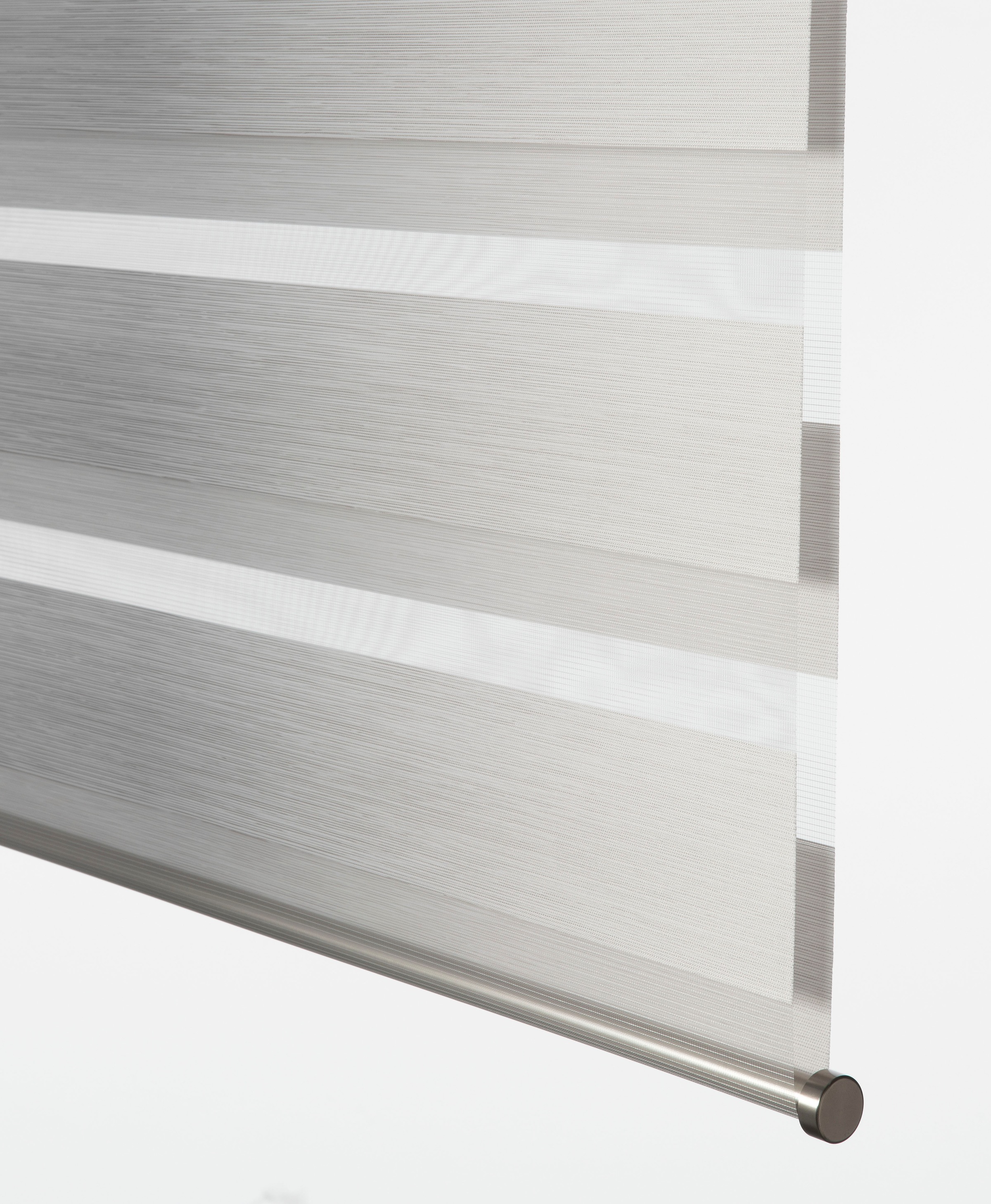 GARDINIA Doppelrollo »Doppelrollo de luxe«, halbtransparent, hochwertiges  Gesamtkonzept mit silbernen Metallkomponenten auf Rechnung | BAUR