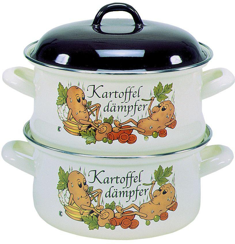 Krüger Dampfgartopf "KARTOFFEL" 1 Stk. tlg. Emaille günstig online kaufen