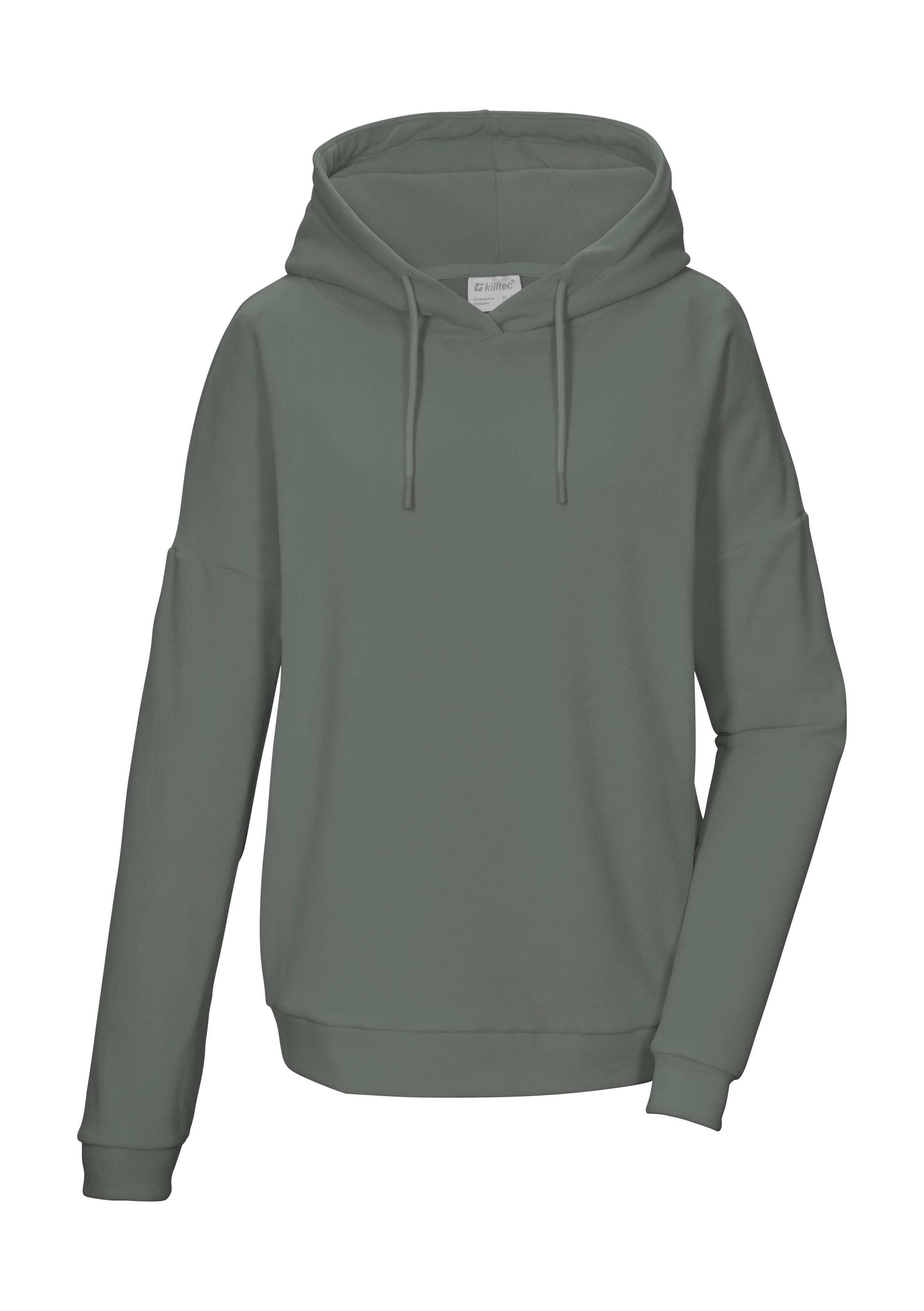 Killtec "KOS 477 WMN FLC SHRT" Loungewear Fleeceshirt mit Kapuze und elastischen Bündchen