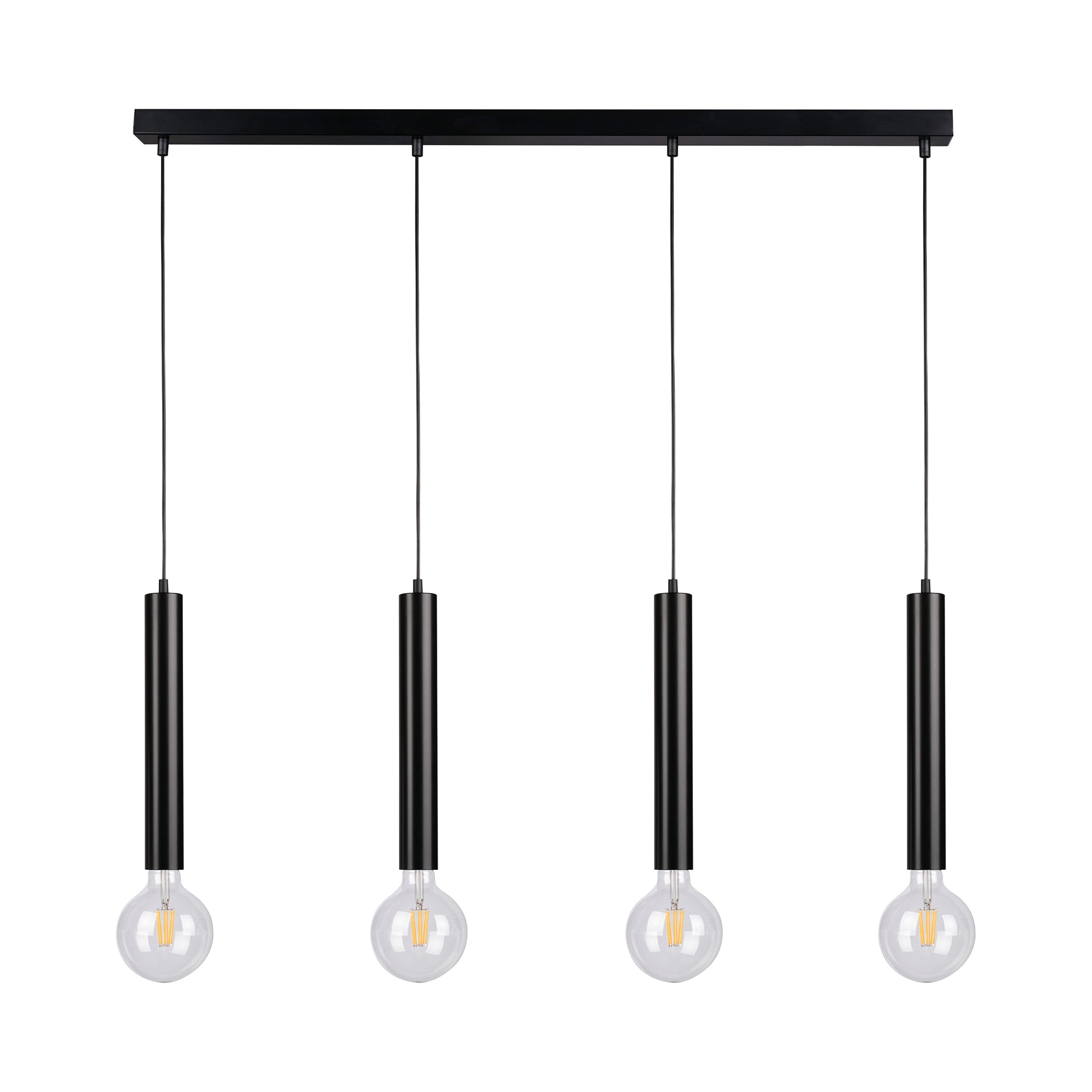 BRITOP LIGHTING Pendelleuchte »BARREL«, 4 flammig-flammig, Hängeleuchte, Modernes Design, aus Metall, passende LM E27 / Exklusive