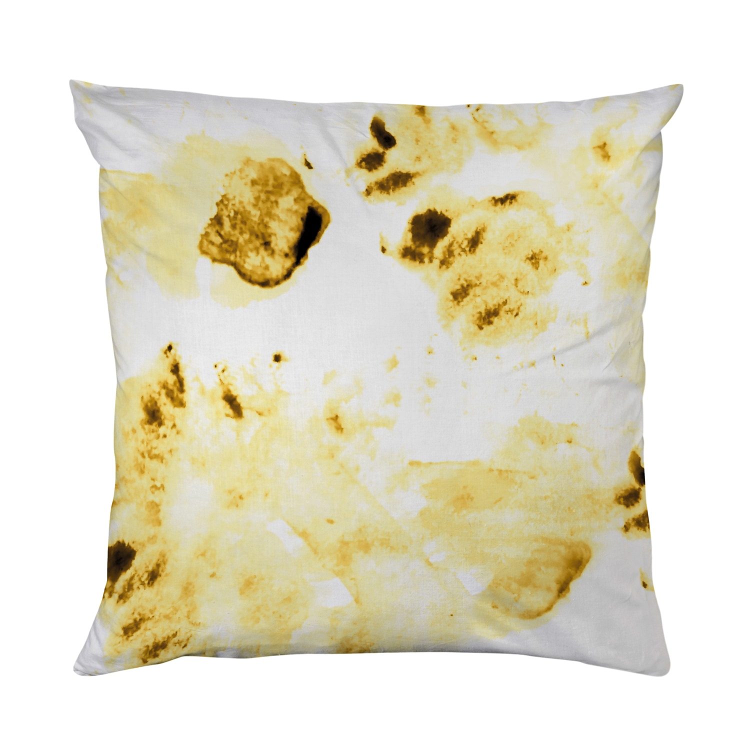 queence Dekokissen "Gold und Weiß" Beidseitig bedruckte Kissenhülle, Kissen 40x40cm, inkl. Reißverschluss