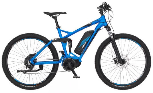 FISCHER Fahrrad E-Bike "MONTIS EM 1862 557", 10 Gang, Pedelec, Elektrofahrrad für Damen u. Herren, MTB