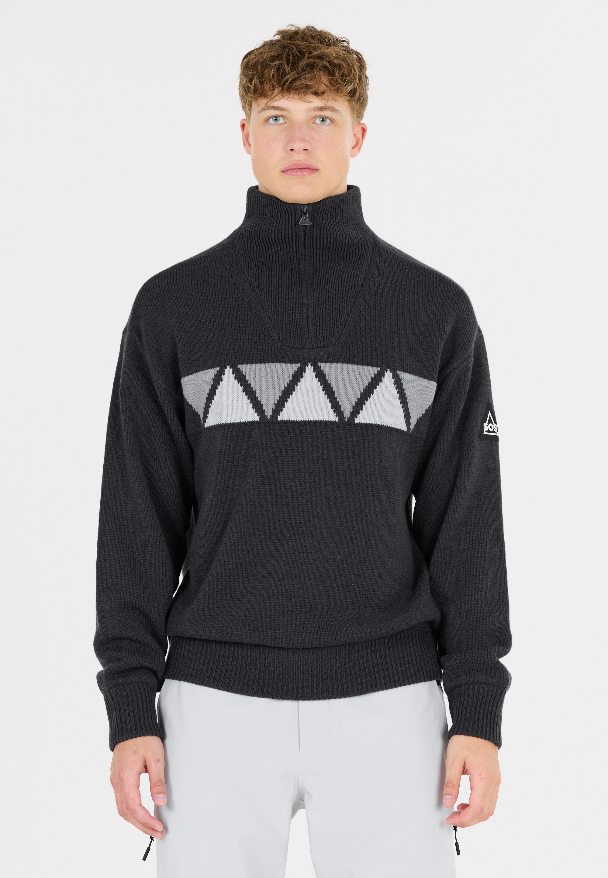 SOS Langarmshirt "Aboda" mit winddichter Innenschicht