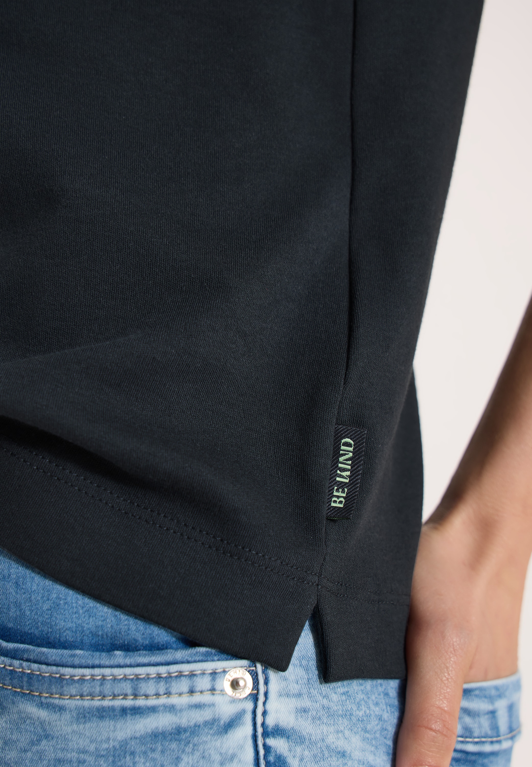 Cecil Kurzarmshirt Sommershirt mit Stickerei