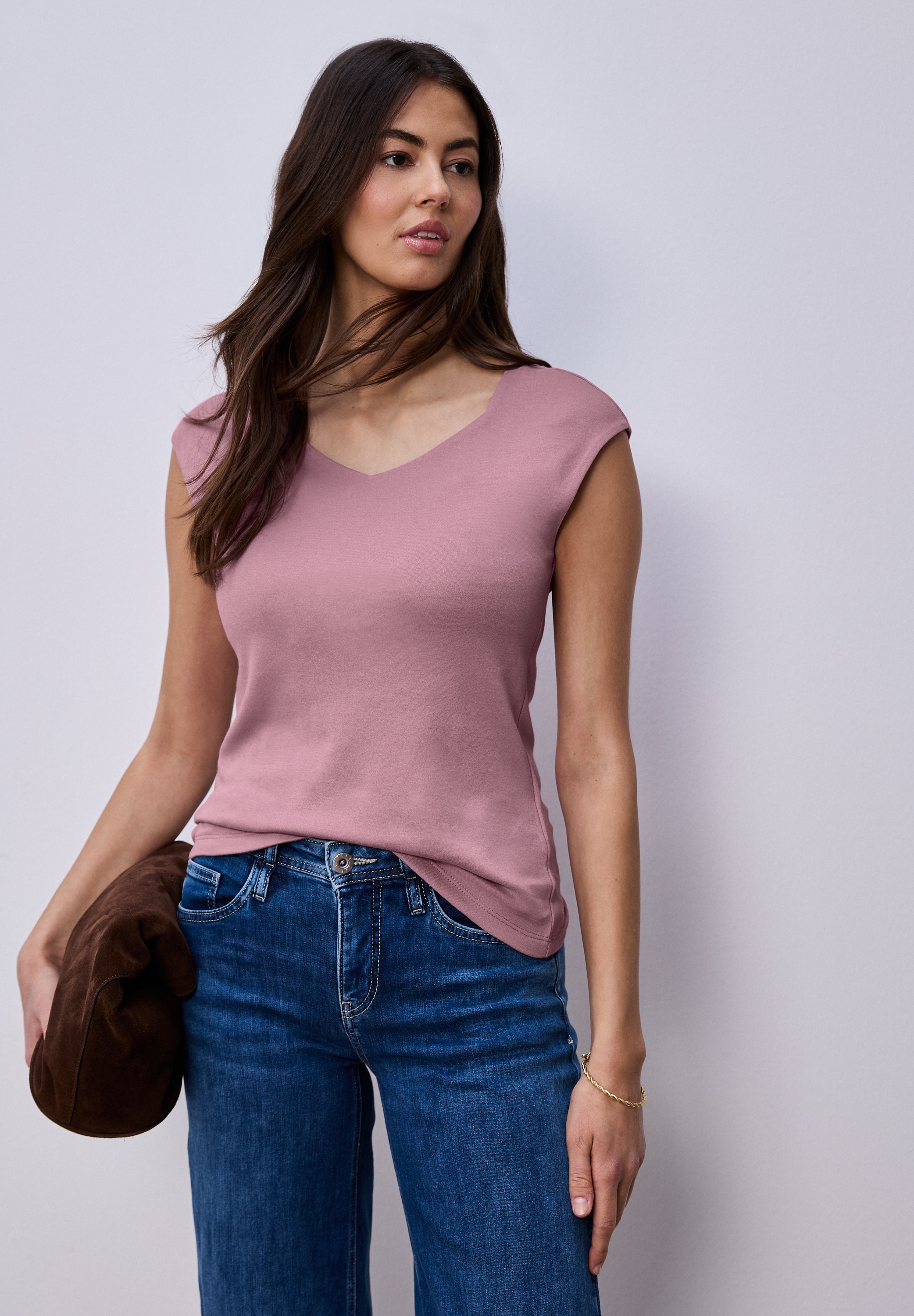 STREET ONE T-Shirt mit Doppelfront