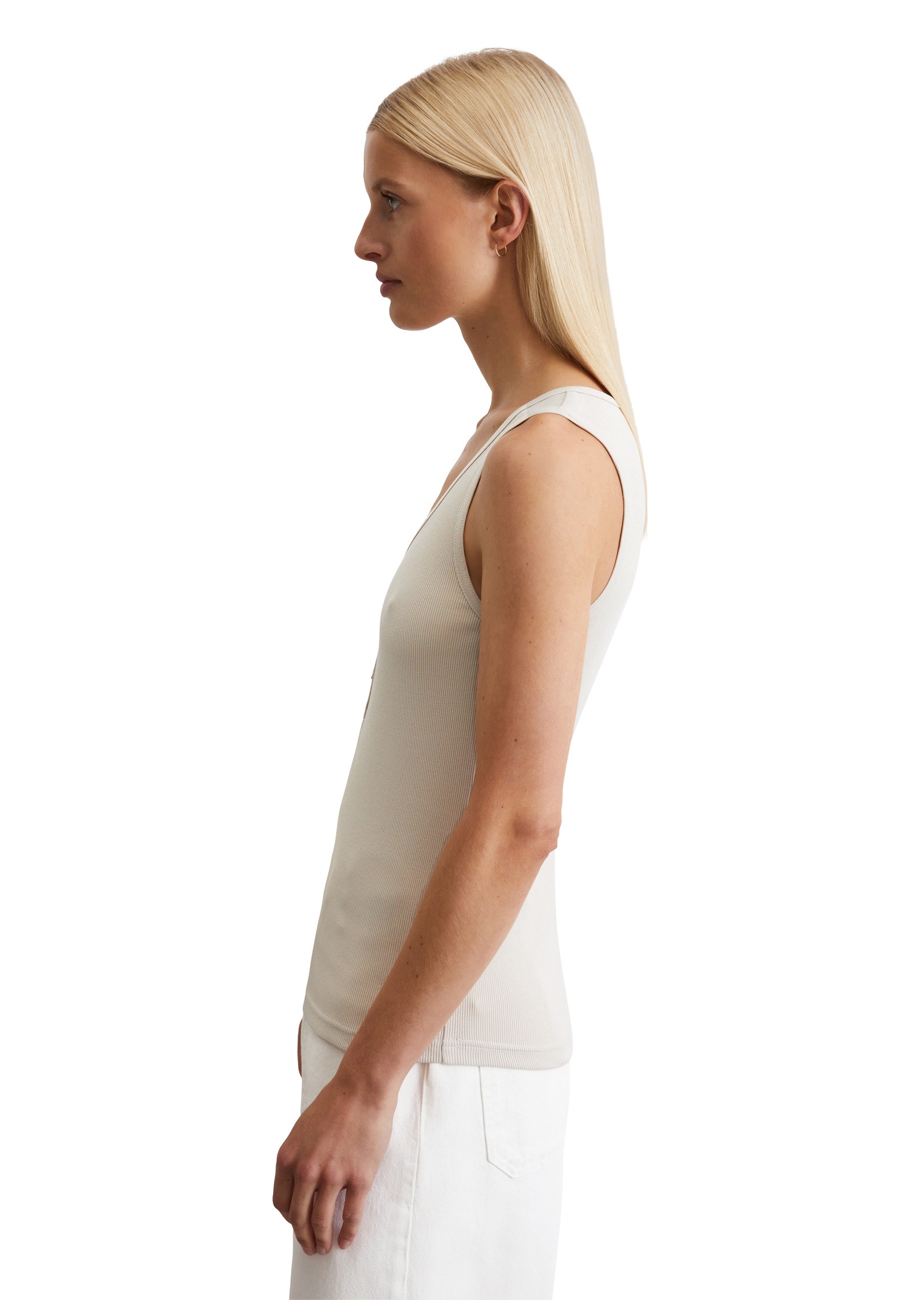 Marc O'Polo T-Shirt »mit Knopfleiste«
