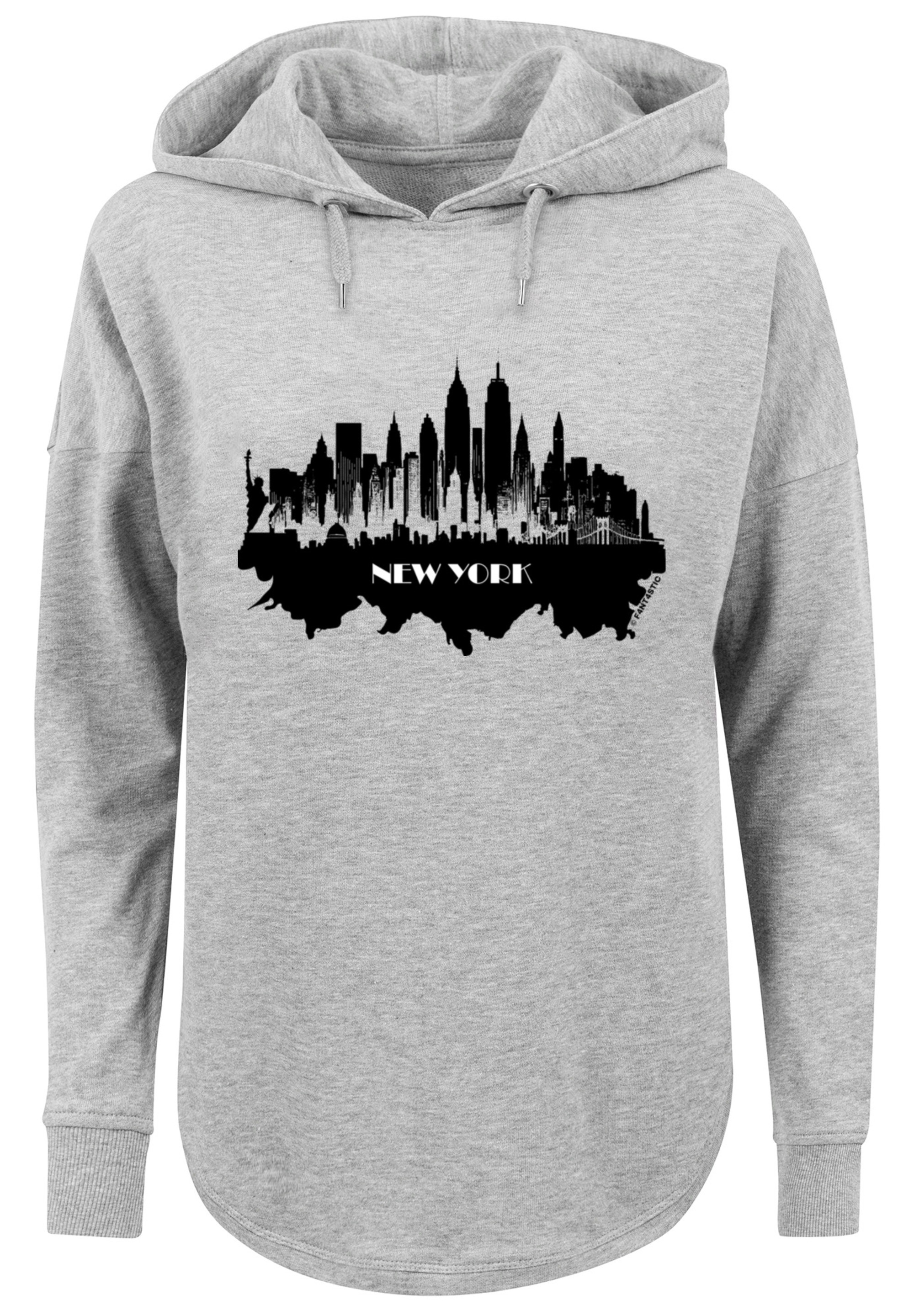 F4NT4STIC Kapuzenpullover »Cities Collection - New York skyline«, Print