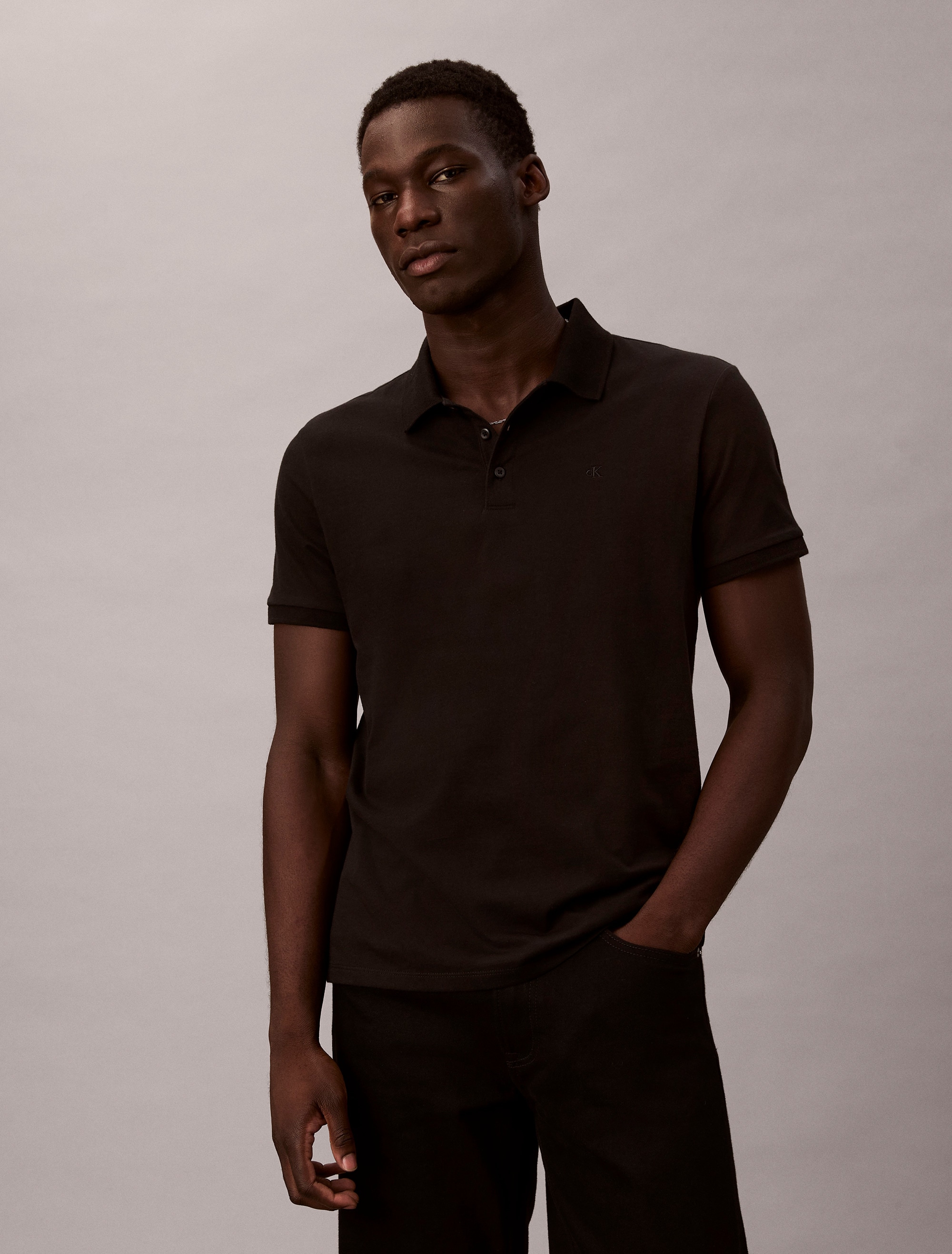 Calvin Klein Jeans Poloshirt "CLASSIC MONOGRAM" normale Passform, basic, Lo günstig online kaufen