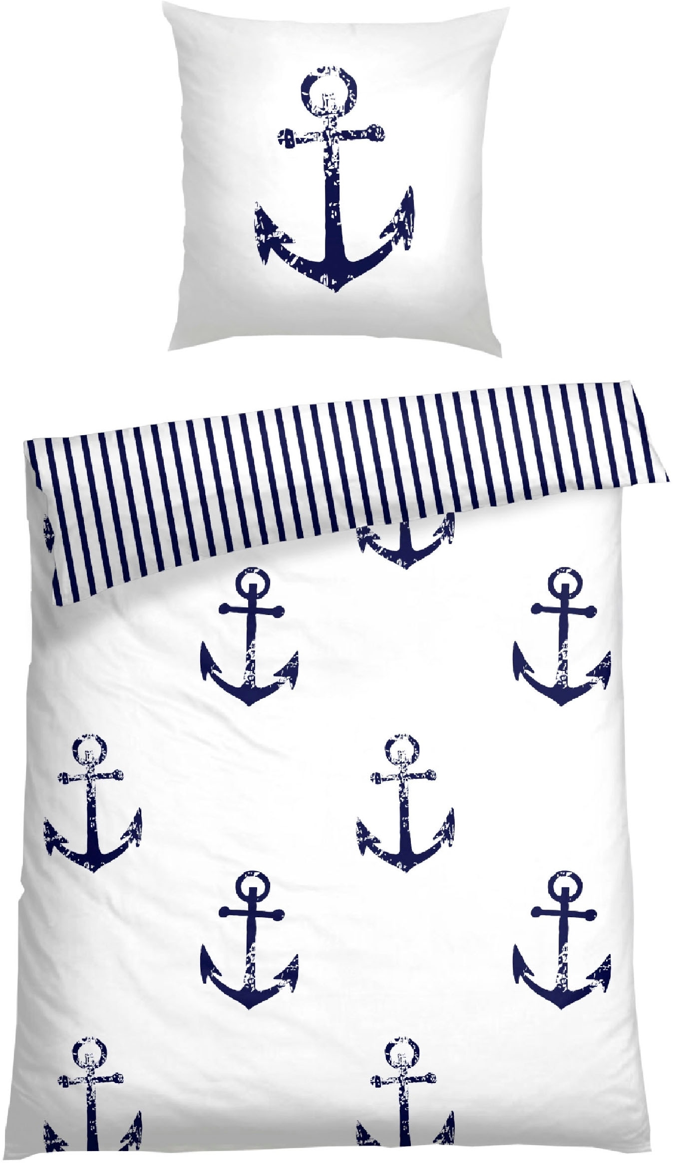 Schiesser Bettwäsche "Marina, maritime Momente in frischer Farbkombination" günstig online kaufen