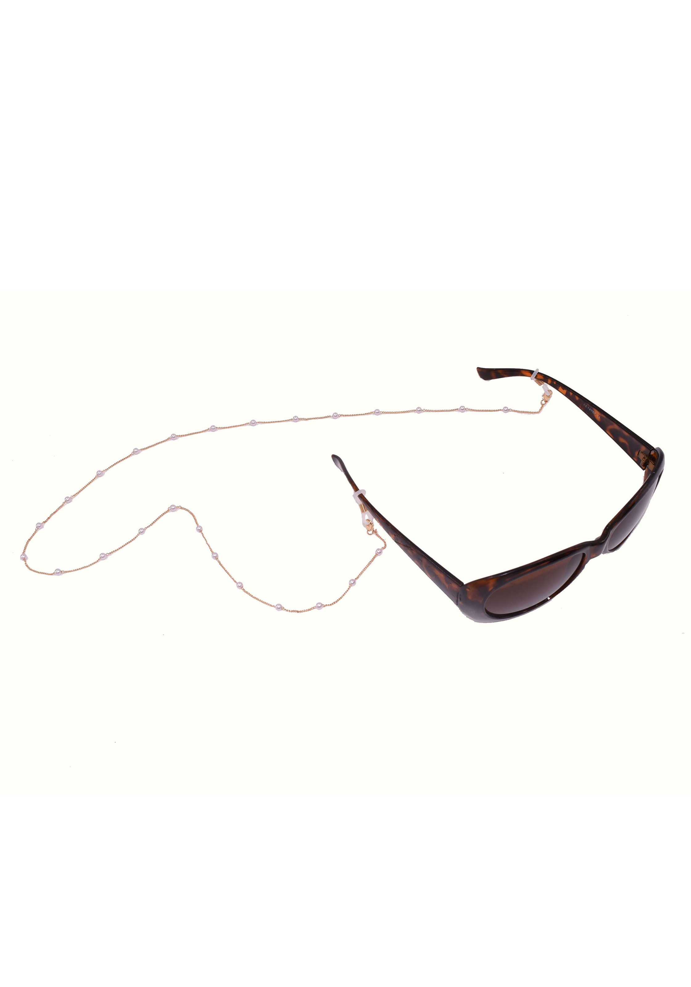 Firetti Brillenkette »Schmuck Geschenk Brillenkette Gliederkette Kügelchen glänzend«, (1 St.), mit Glasperlen