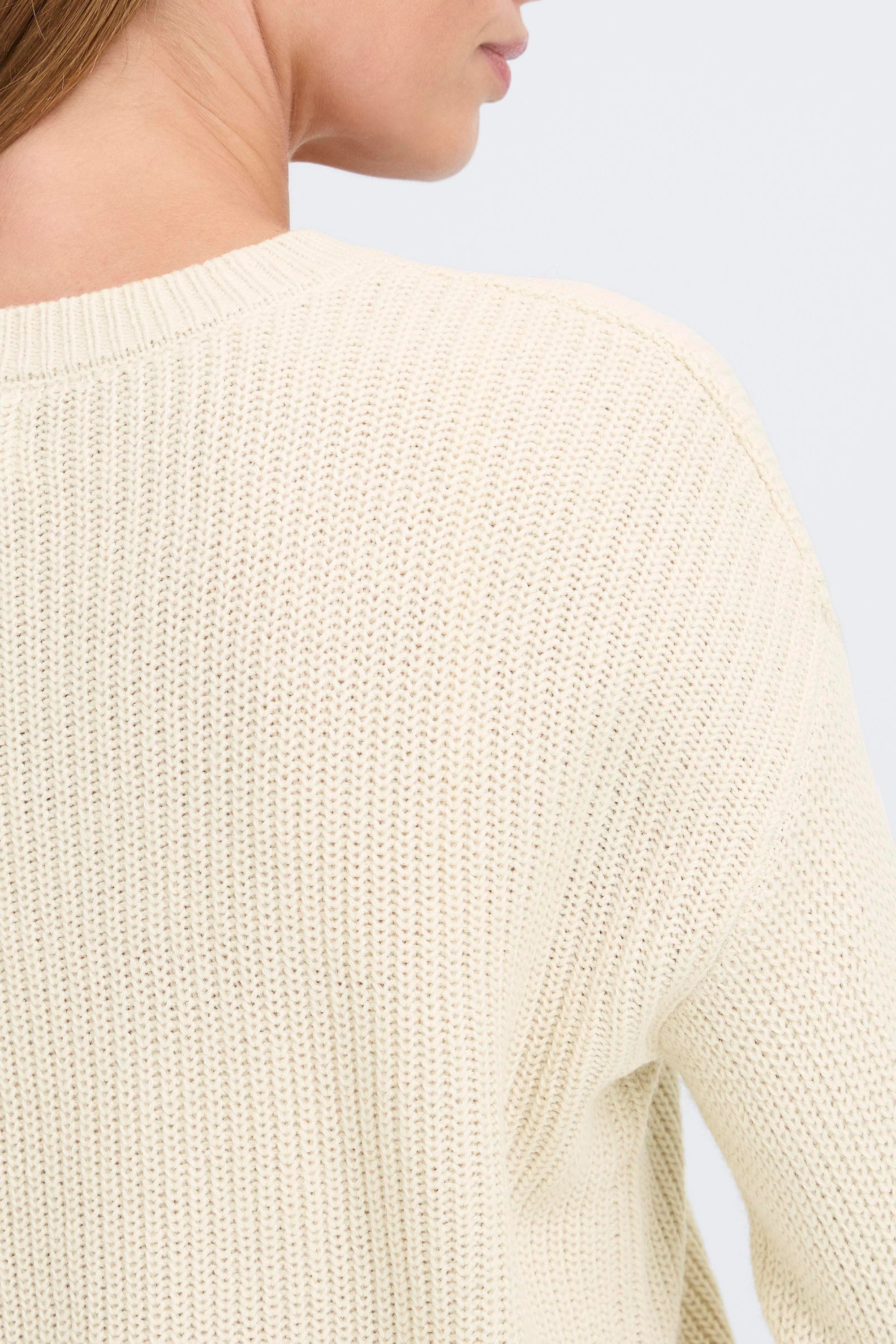 OXMO Strickfleece-Pullover »Strickpullover OXFKIMNI«