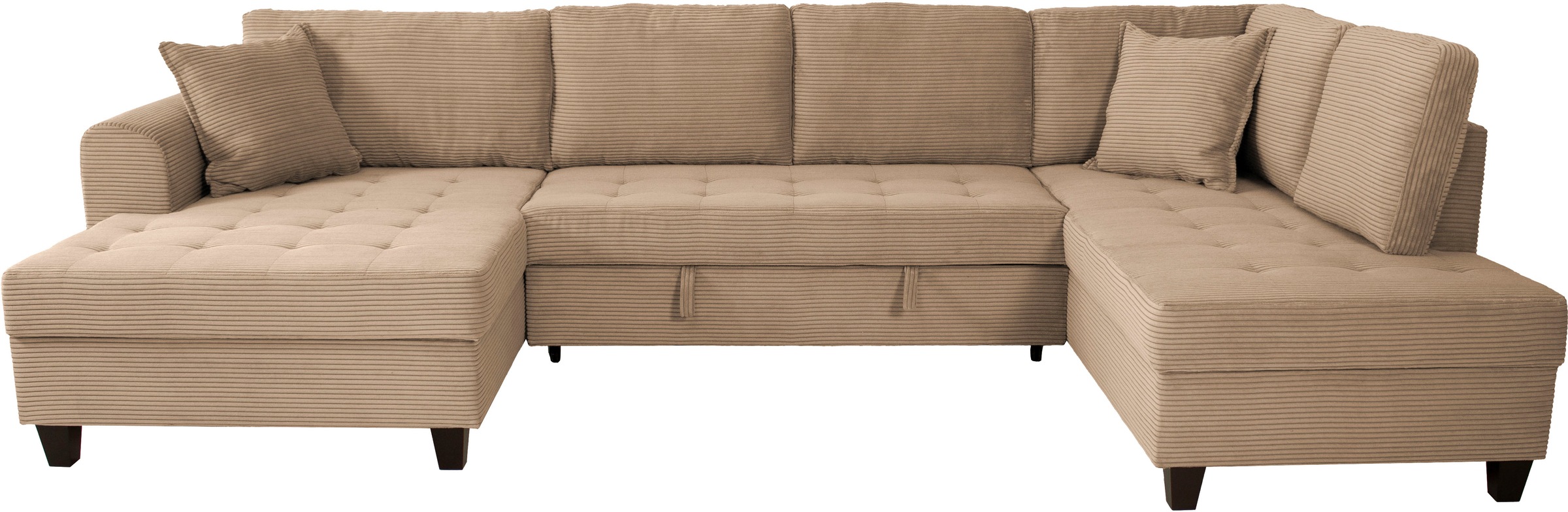 Trends by HG Wohnlandschaft "Moritz, U-Form" inkl. Bettfunktion und Bettkas günstig online kaufen