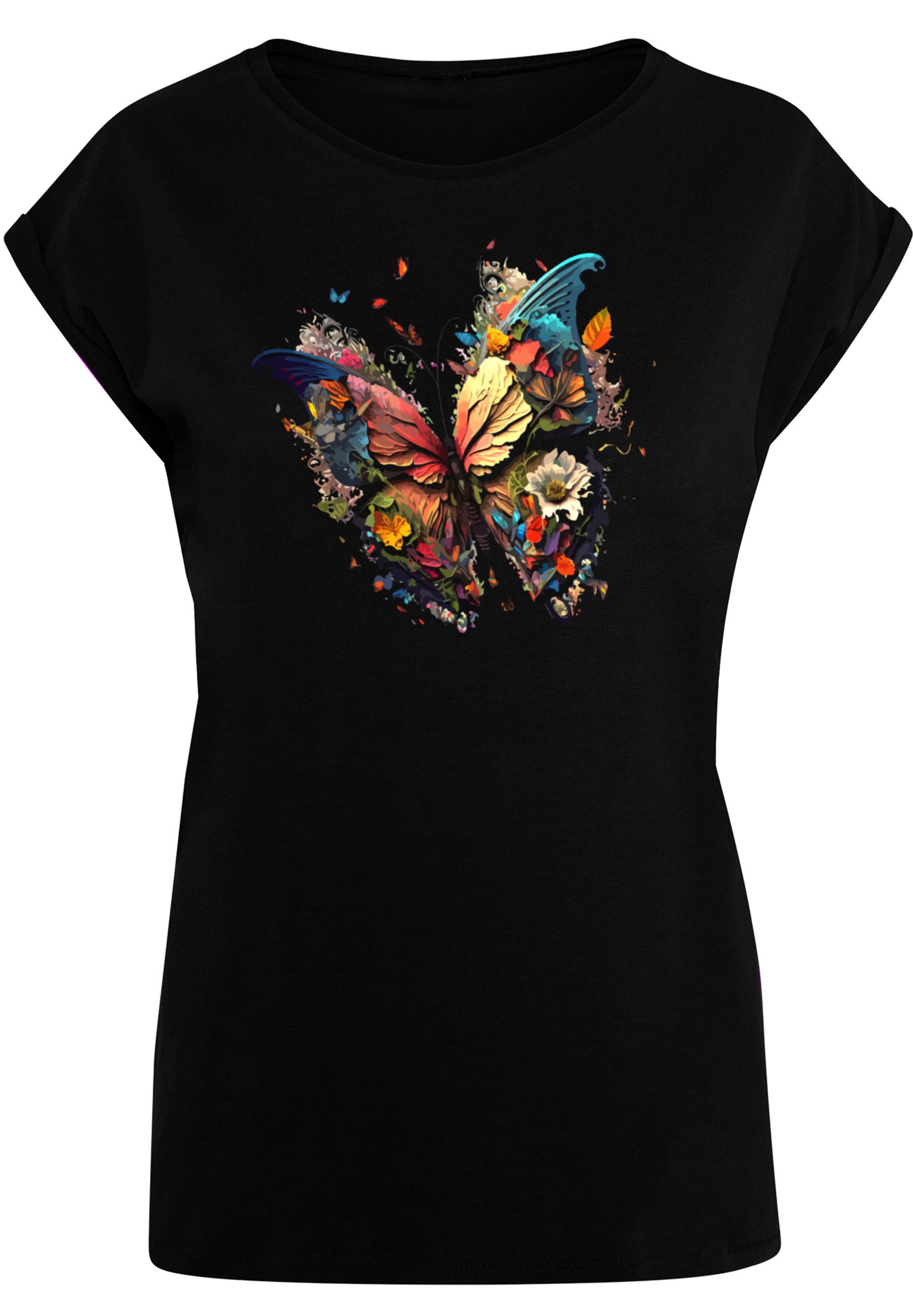 F4NT4STIC T-Shirt »Schmetterling Bunt«, Print