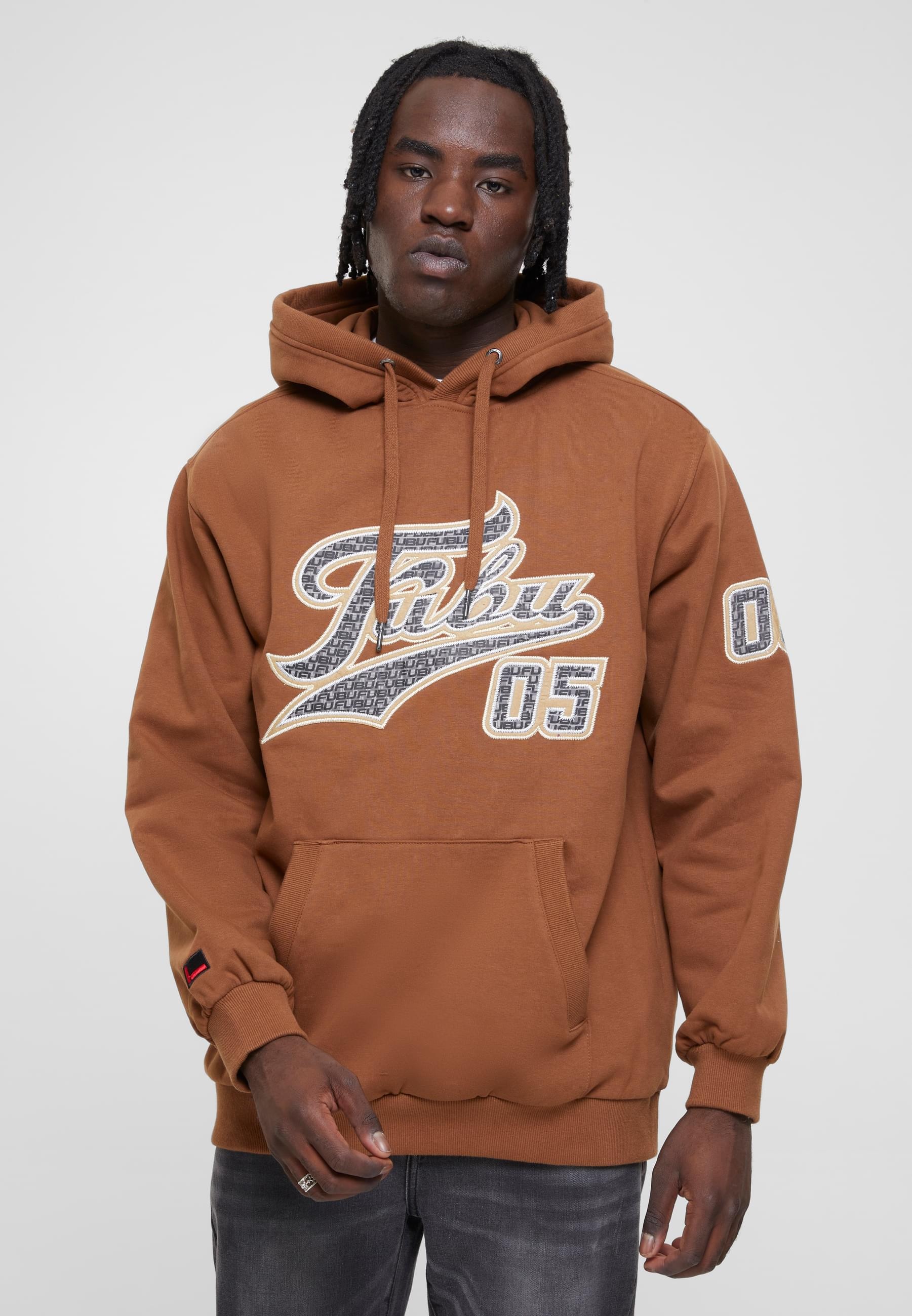 Fubu Kapuzensweatshirt »Fubu Herren FM224-035-2 Varsity Heavy Hoodie«, (1 tlg.)