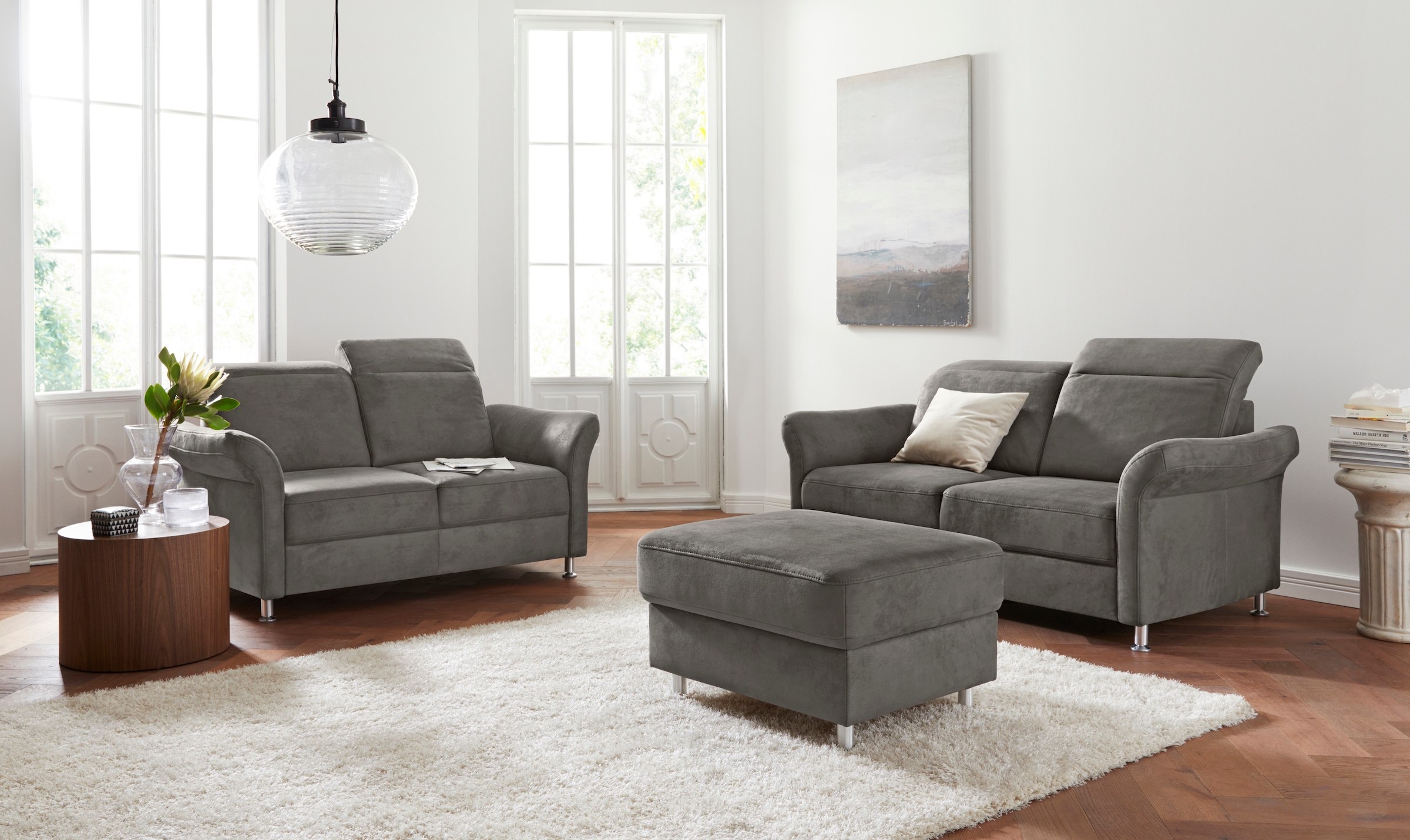 sit&more Stauraumhocker »Darwin«, inklusive Federkern und Stauraum
