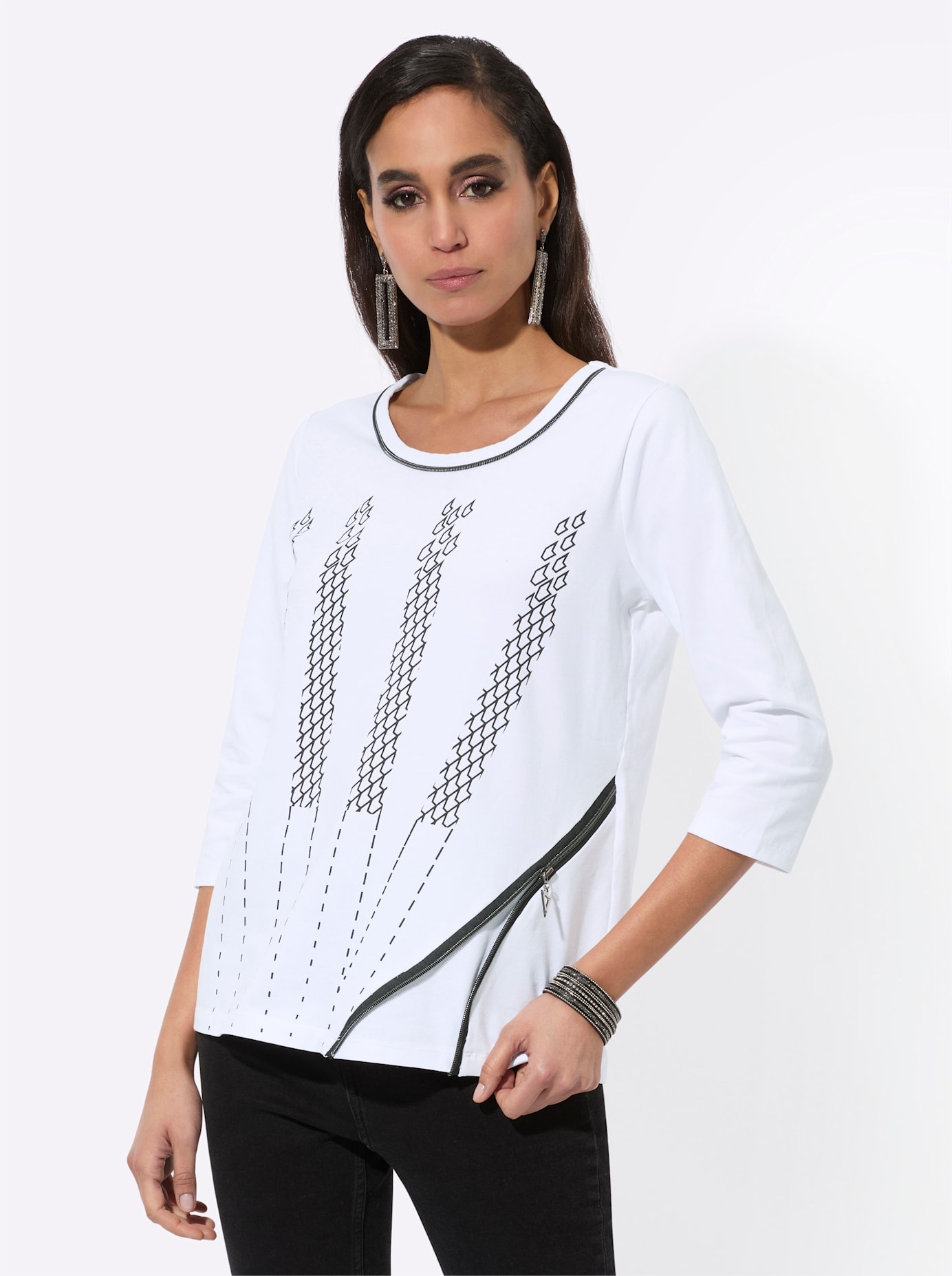 creation L 3/4-Arm-Shirt "Shirt", (1 tlg.) günstig online kaufen