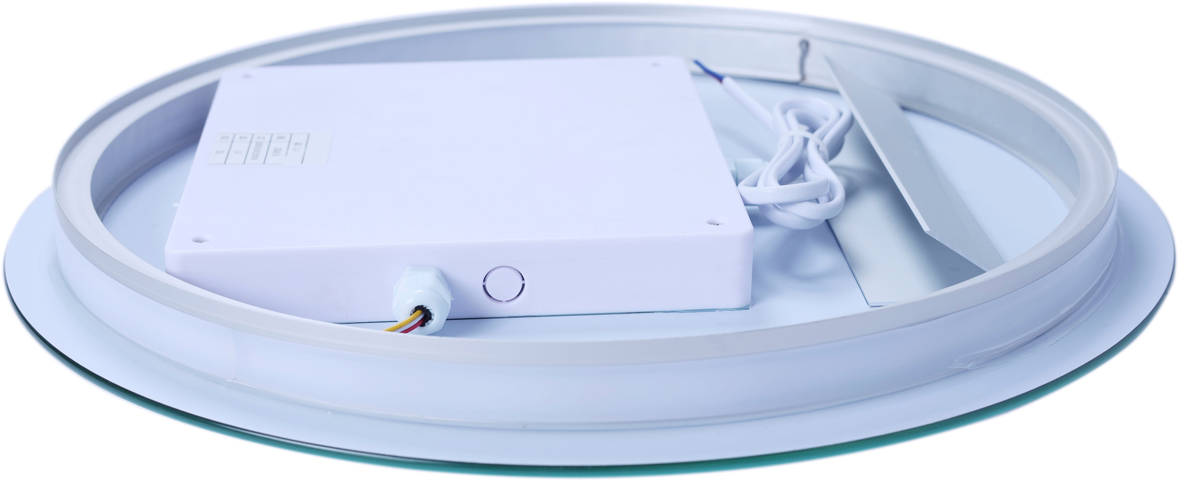 welltime LED-Lichtspiegel »Toledo rund, Spiegel mit LED Beleuchtung, Badspiegel« mit Anti-Fog Beschichtung