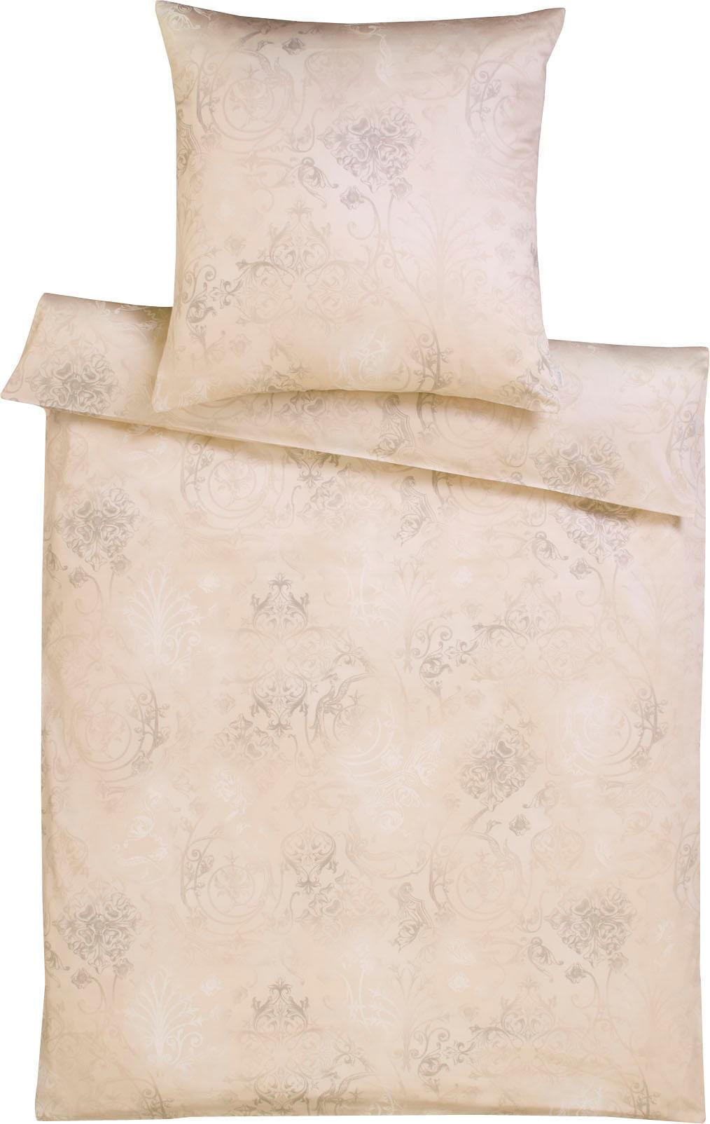 Estella Bettwäsche »Gregorio in Gr. 135x200 oder 155x220 cm«, (2 tlg.), elegante Bettwäsche aus Baumwolle, Bettwäsche mit Reißverschluss