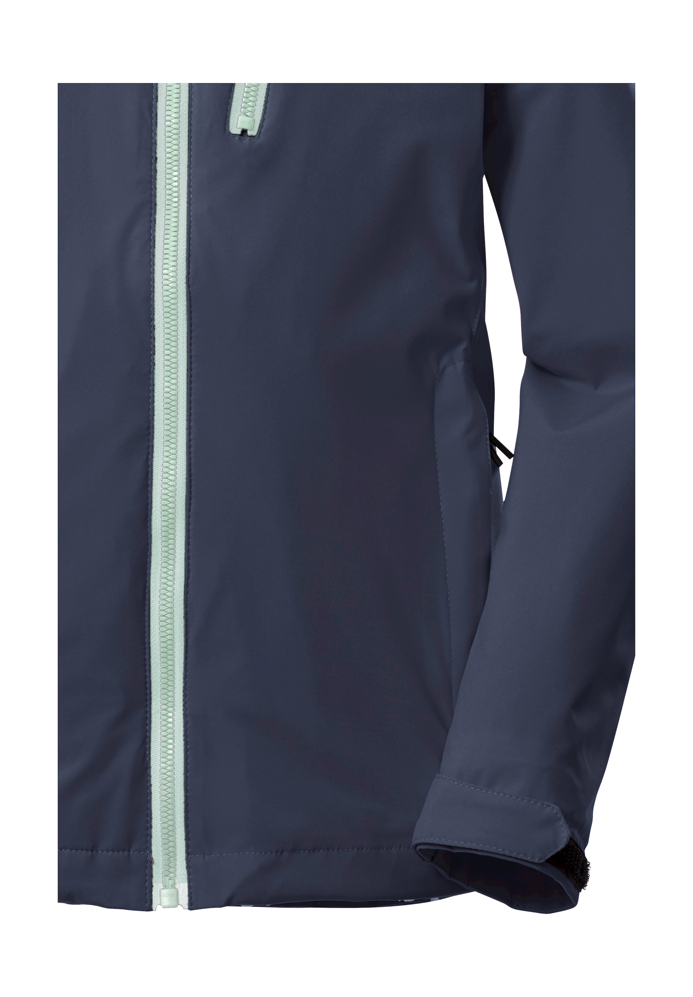 Killtec Outdoorjacke »KOS 208 GRLS JCKT«, Wasserdichte Kinderjacke, regulierbar, Zipper-Taschen, Kinnschutz