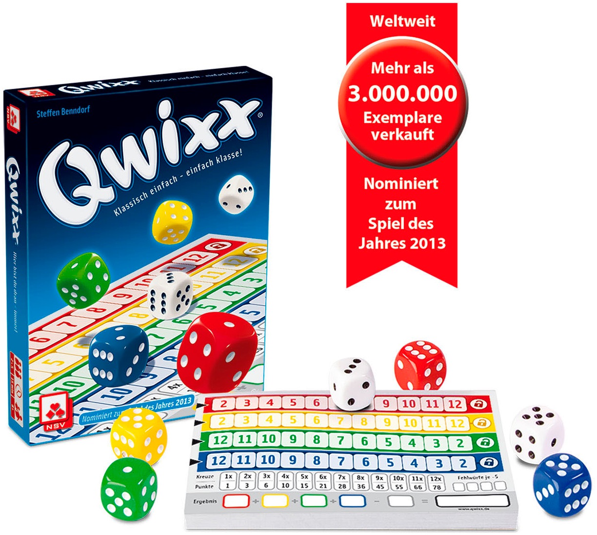 Cartamundi Spiel »Qwixx« Made in Germany