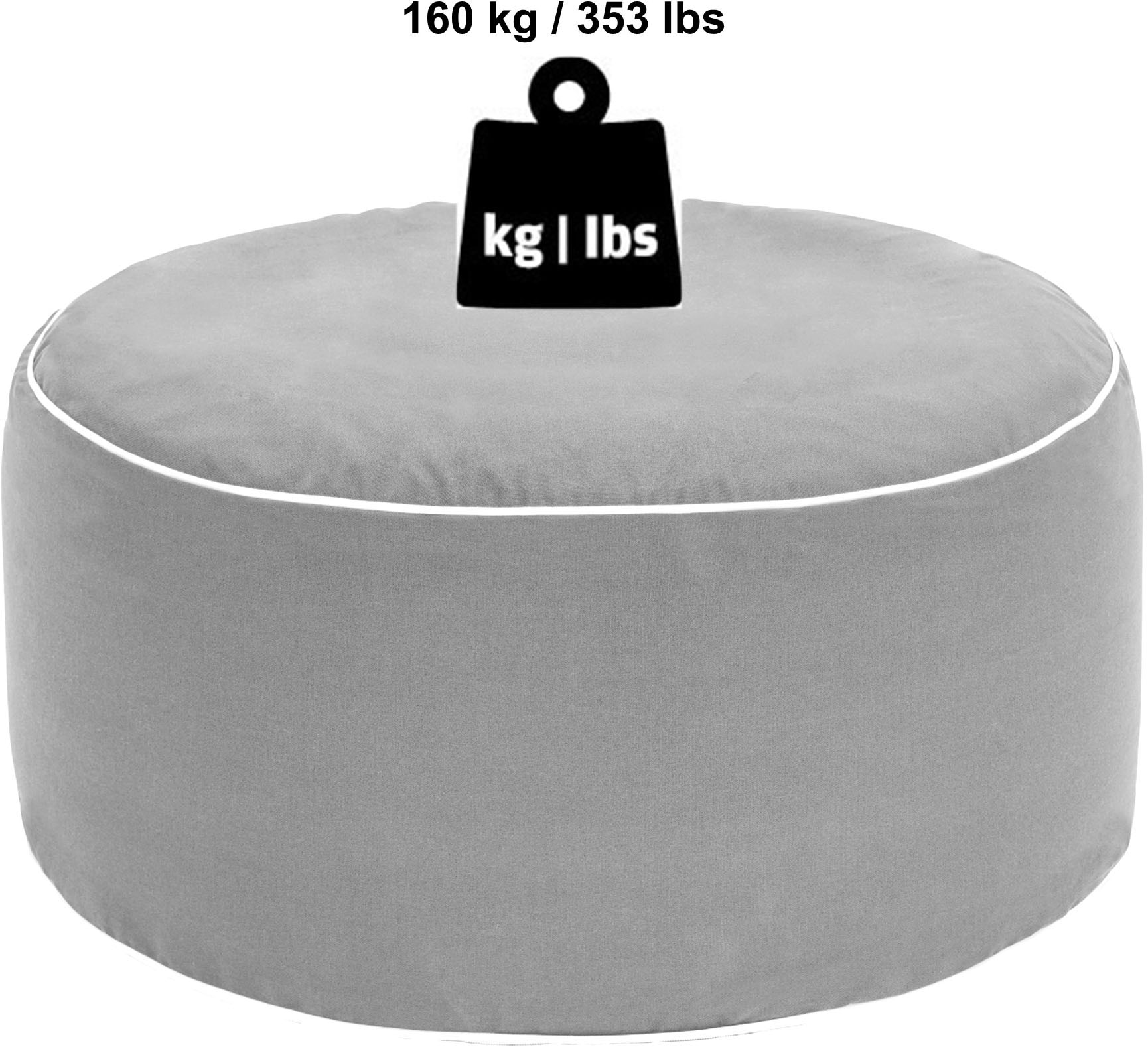 Jahnke Hocker »AIR SIT«, (1 St.), aufblasbar, Indoor & Outdoor, 80 cm Durchmesser