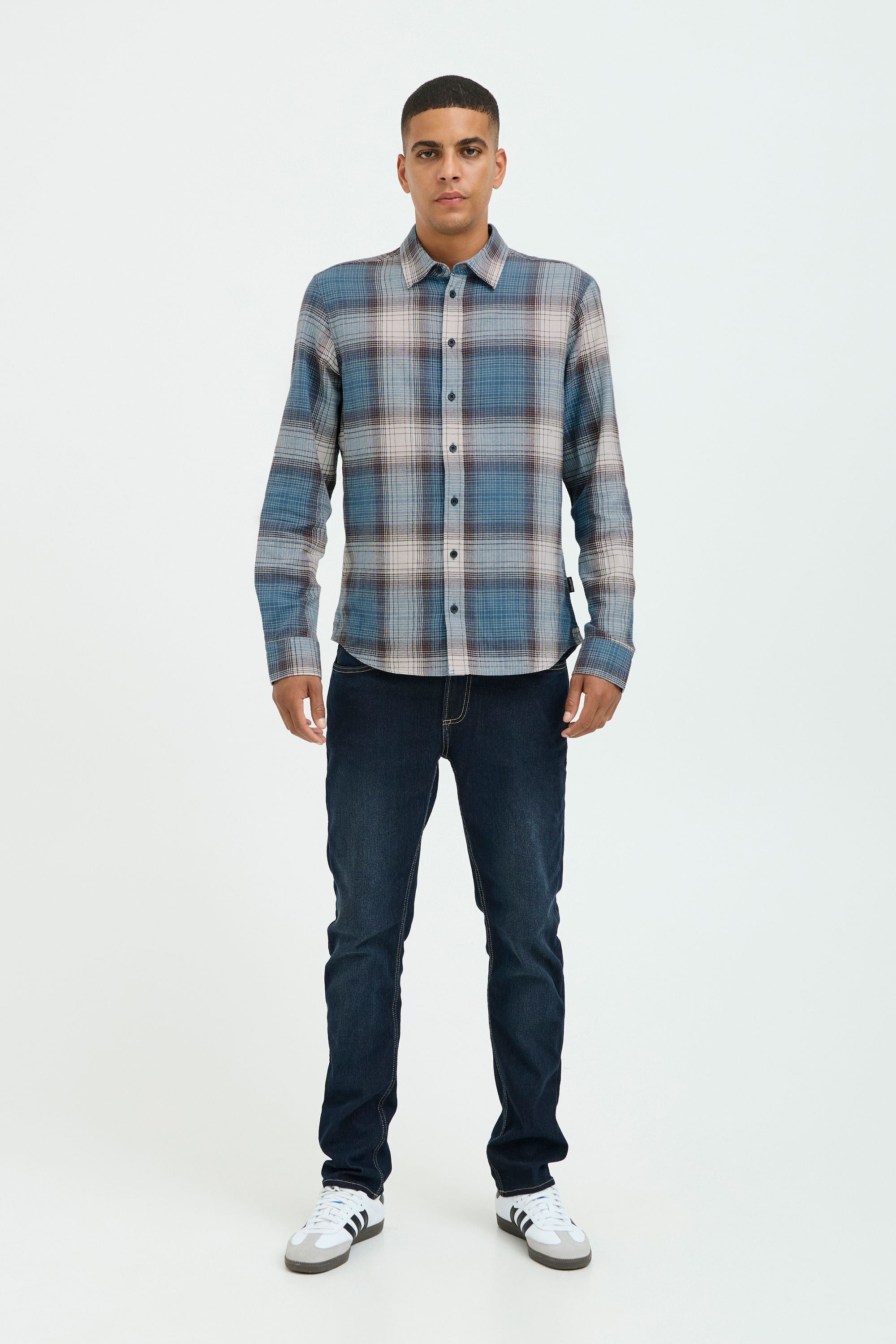 Blend Langarmhemd »BHShirt« Lässiges kariertes Langarmhemd