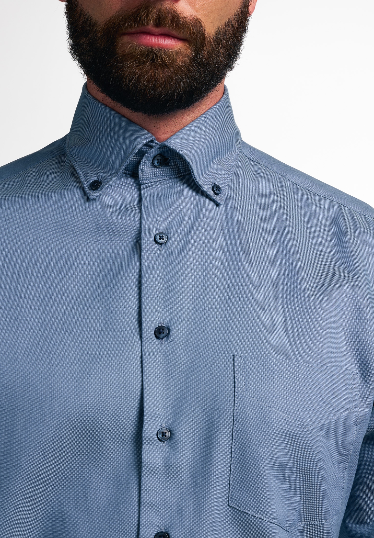 Eterna Langarmhemd »REGULAR FIT« EASY IRON (bügelleicht)