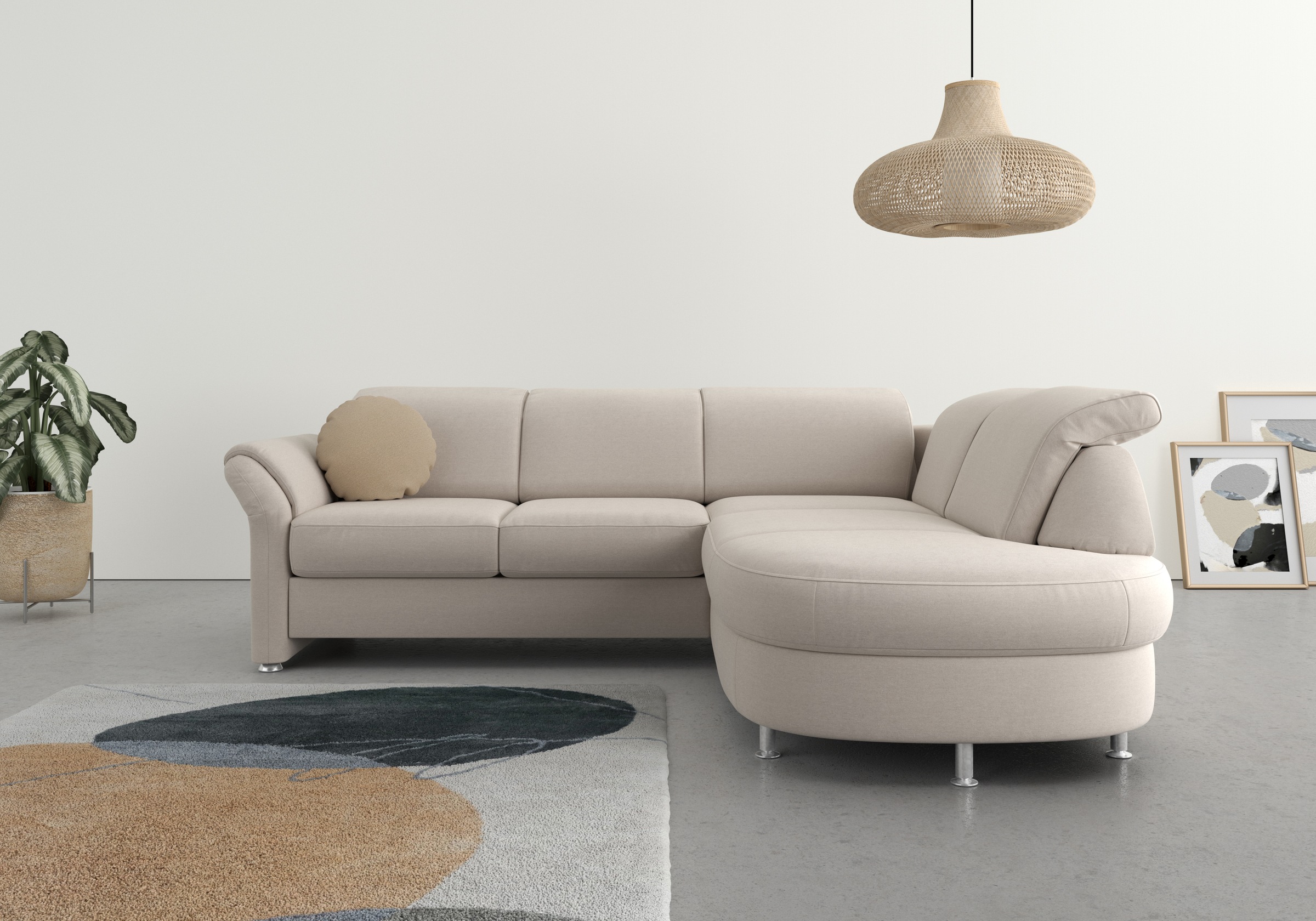 Thumbnail - sit&more Ecksofa "Apulia L-Form" wahlweise Bettfunktion, Bettkasten und Kopf- und Armteilverstellung