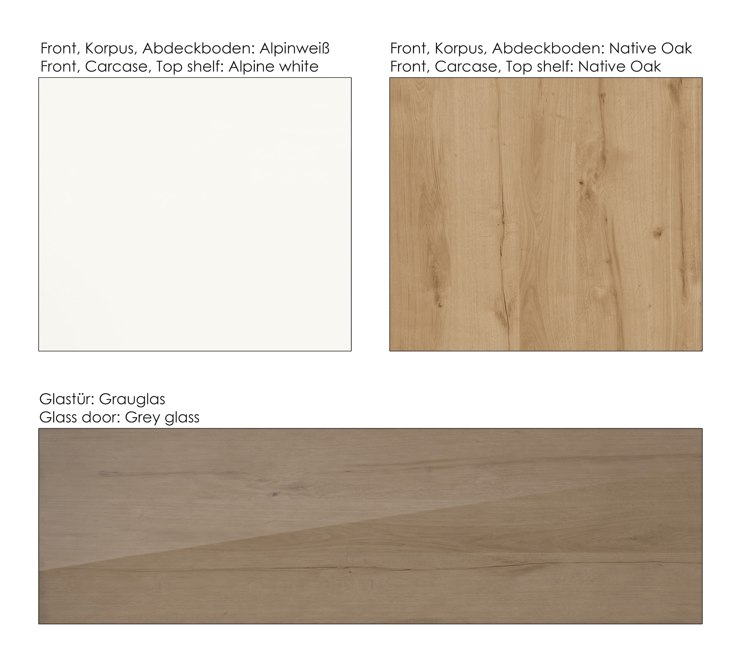 nobilia® Wohnzimmer-Set »Avala, variabel montierbar«