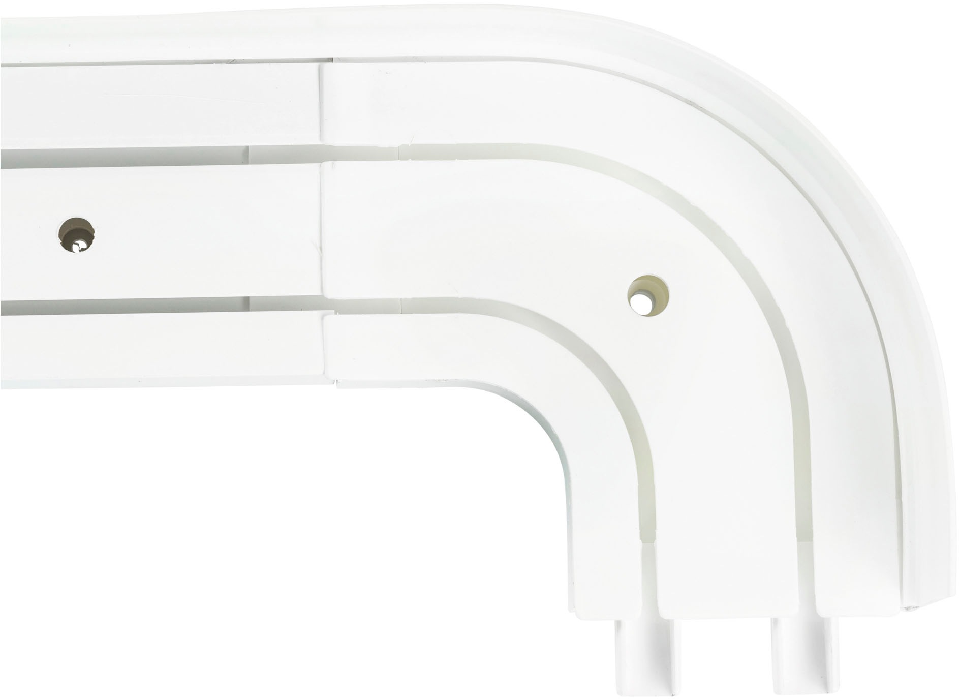 SN DECO GROUP Gardinenschiene »SH2«, 2 läufig-läufig, Fixmaß, mit Blende 5 cm