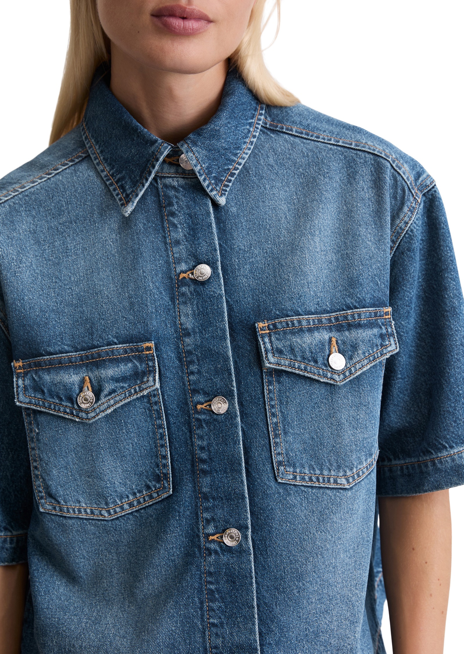 Marc O'Polo Jeansbluse »aus TENCEL™ Lyocell«