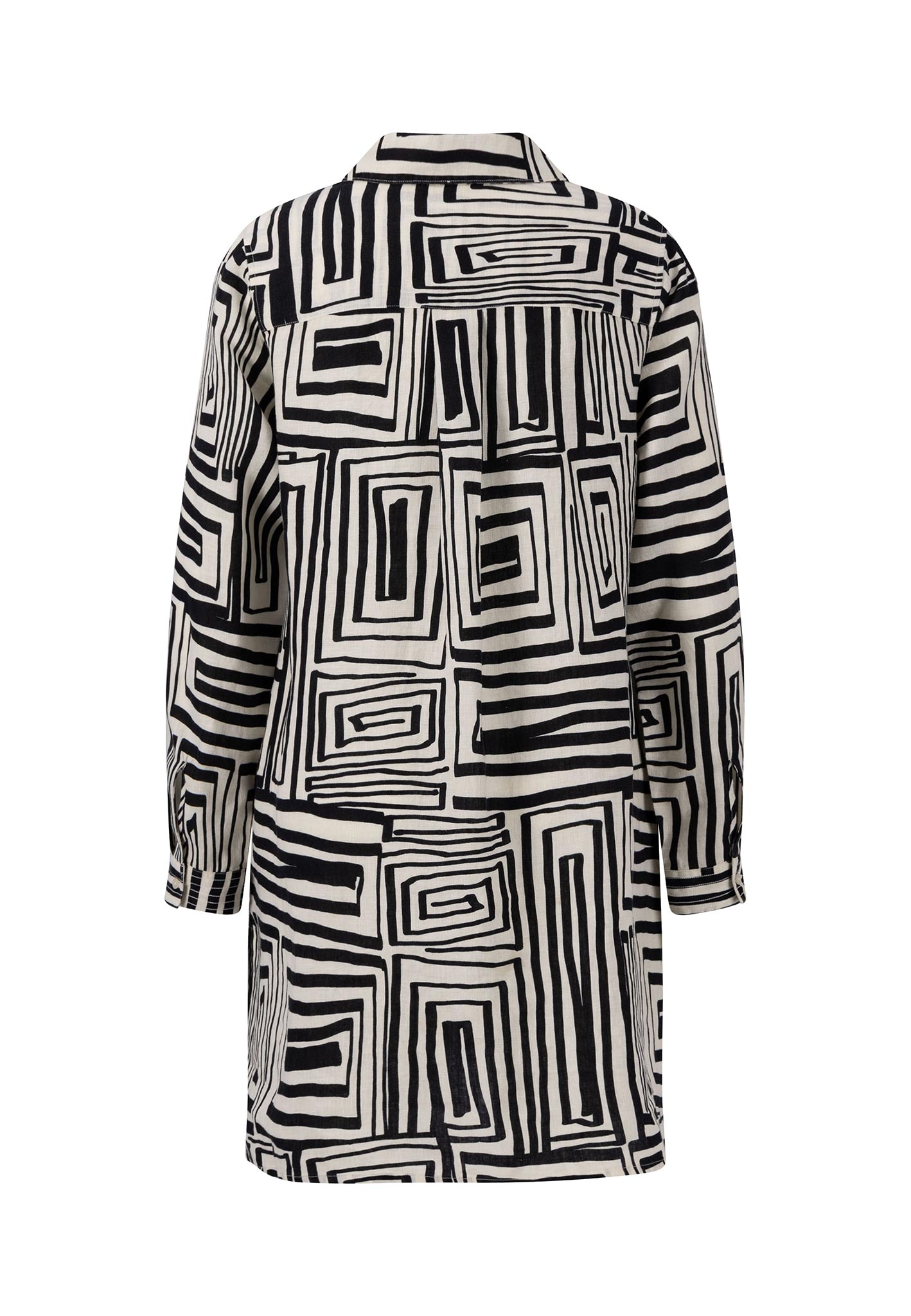 FYNCH-HATTON Tunikakleid, Sommerkleid mit Labyrinth-Muster