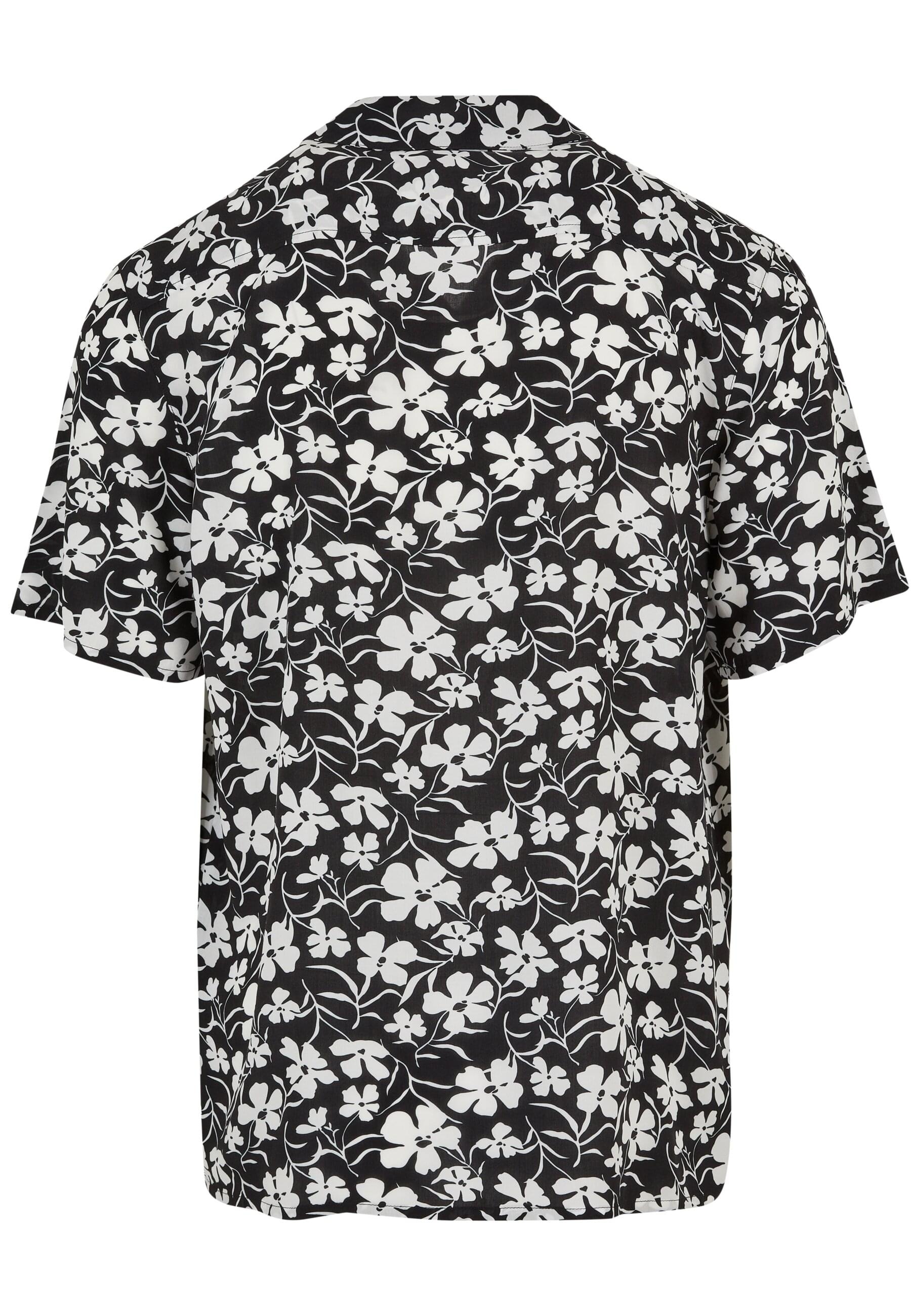 URBAN CLASSICS Kurzarmhemd »Urban Classics Herren Viscose AOP Resort Shirt«, (1 tlg.)