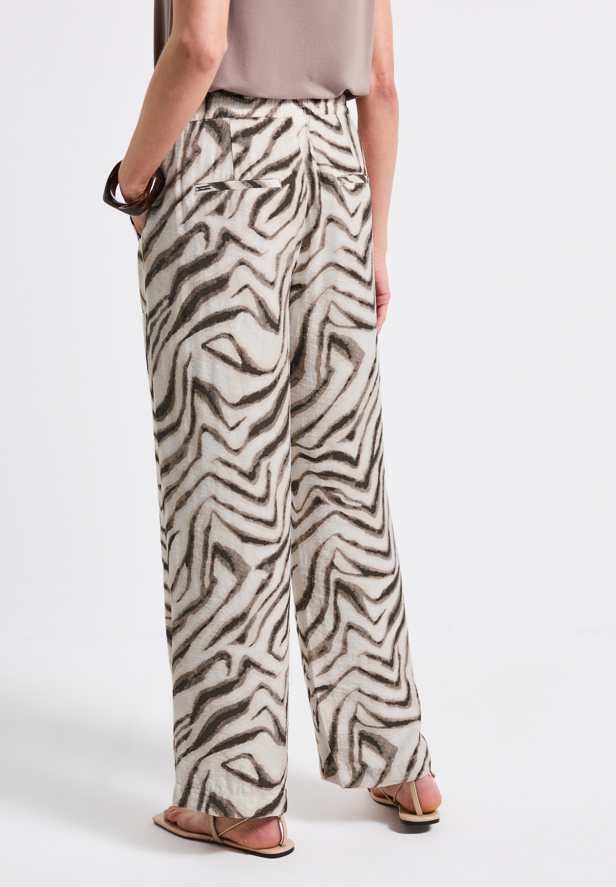 STREET ONE Stoffhose, mit All-Over Print günstig online kaufen