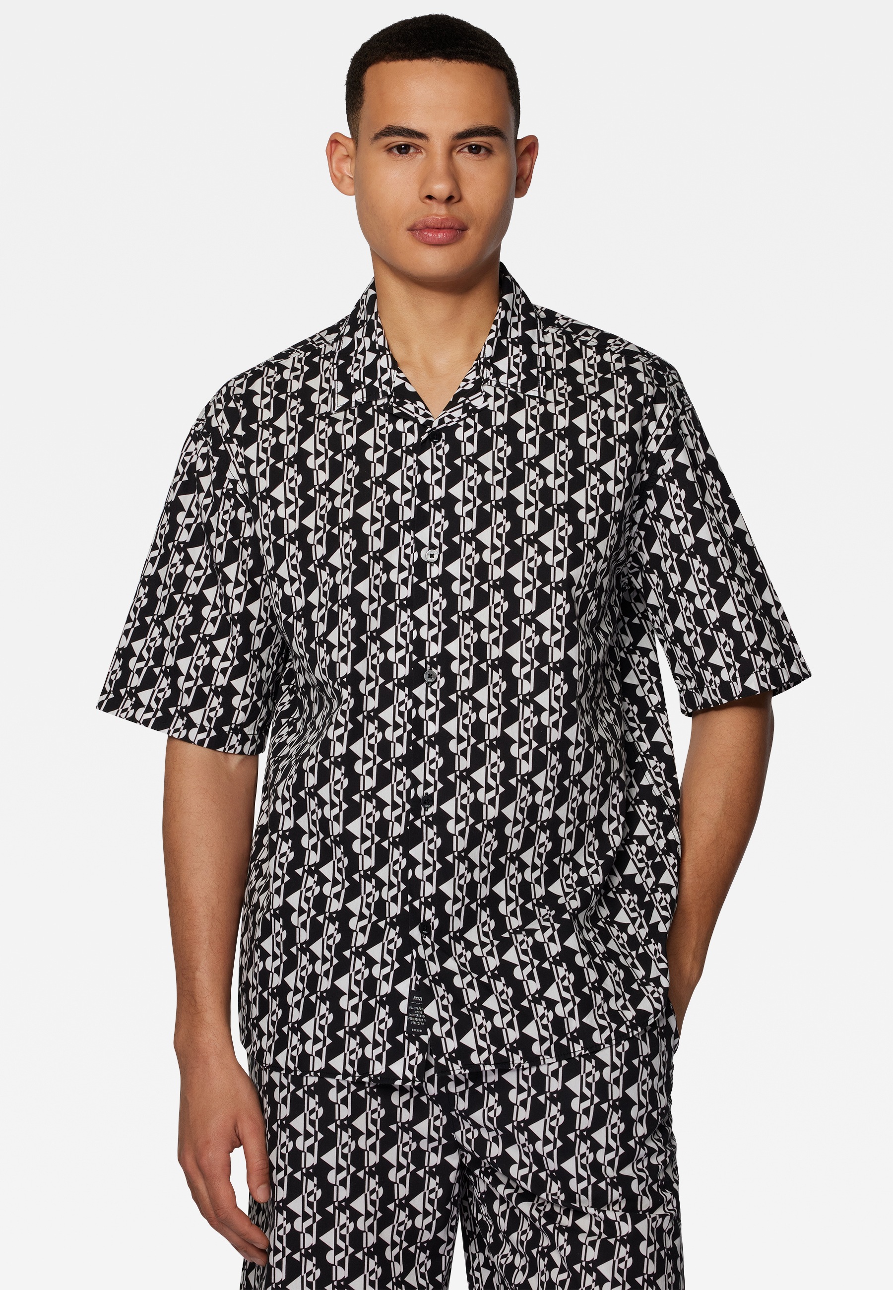 Mavi Langarmhemd »PRINTED SHIRT«, Kurzarmhemd