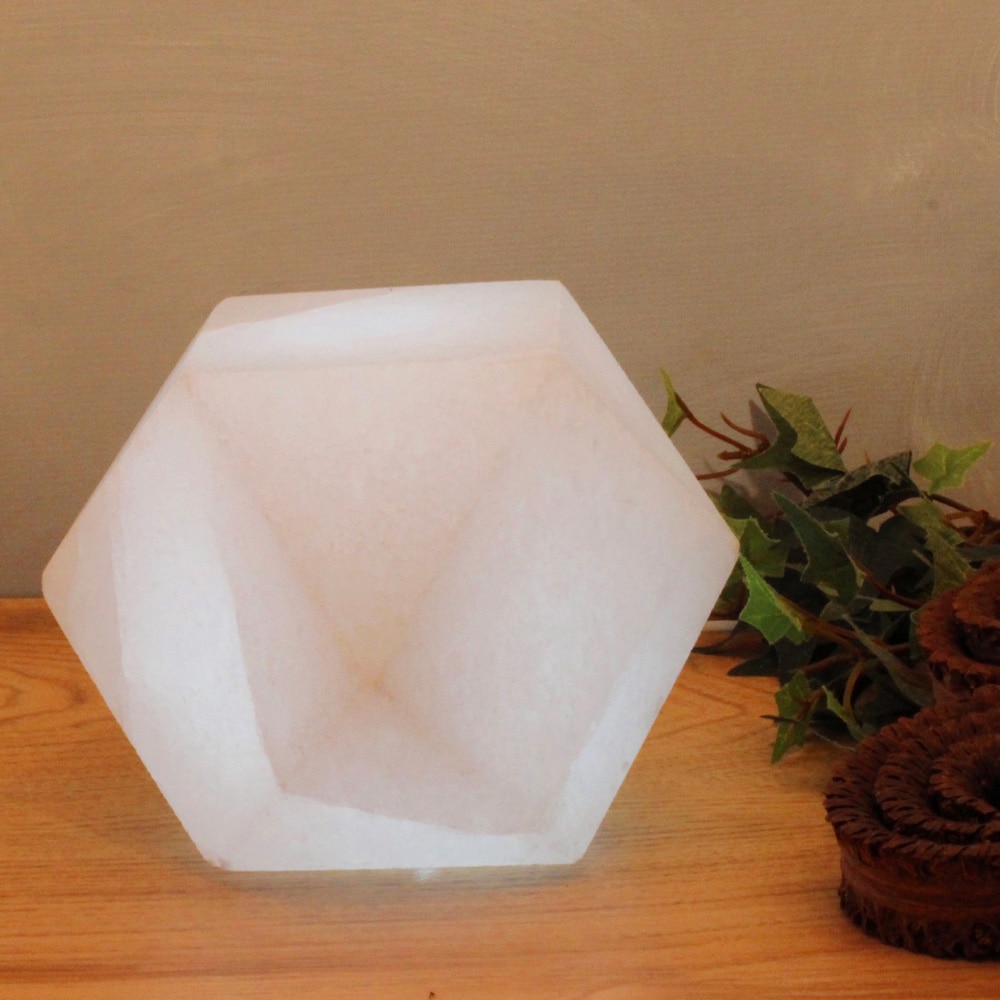 HIMALAYA SALT DREAMS Salzkristall-Tischlampe »Diamant«, Handgefertigt aus  Salzkristall - jeder Stein ein Unikat bestellen | BAUR