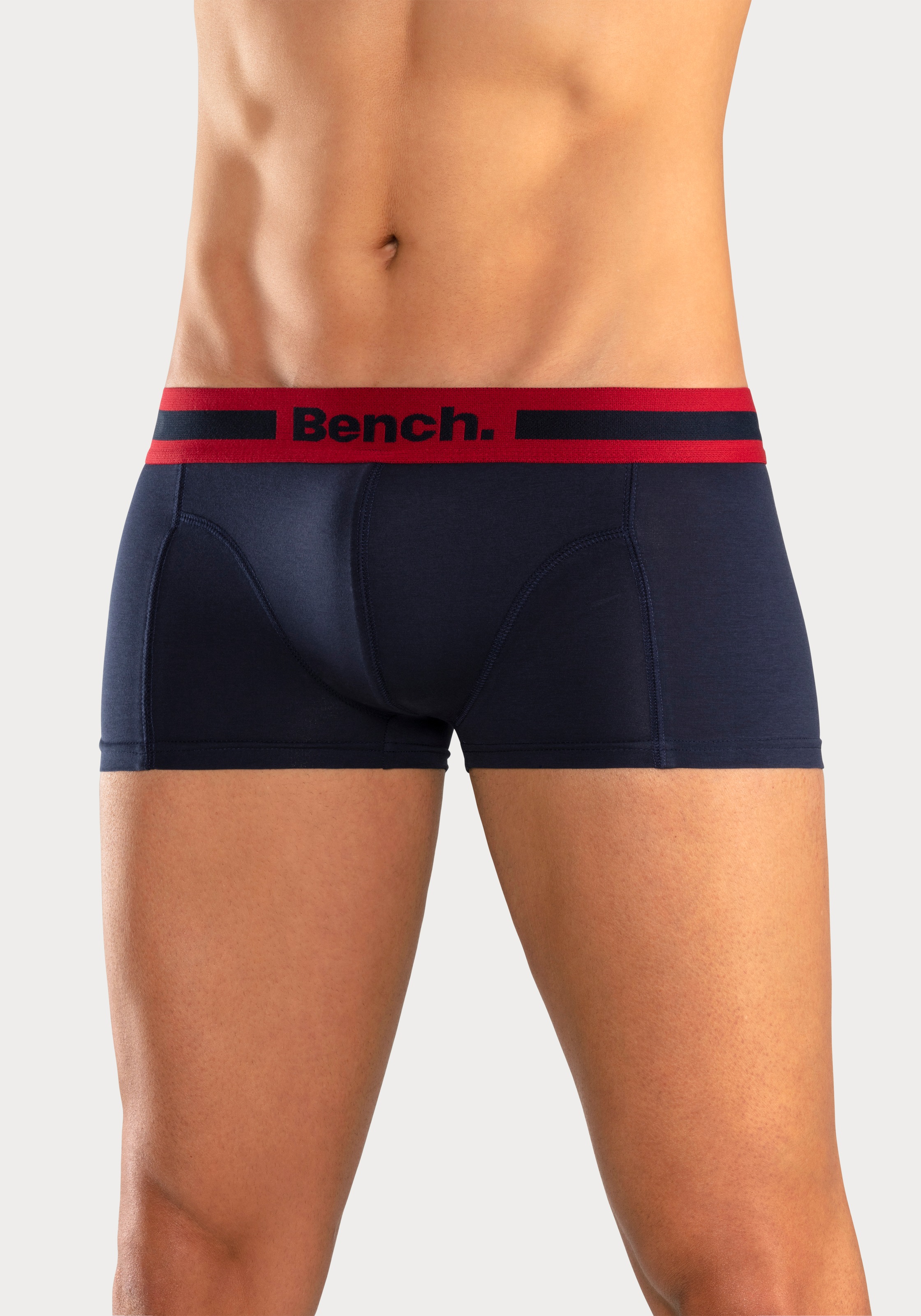 Thumbnail - Bench. Hipster Packung, 4 Stk. knapp sitzende Boxershorts aus Baumwollmischung