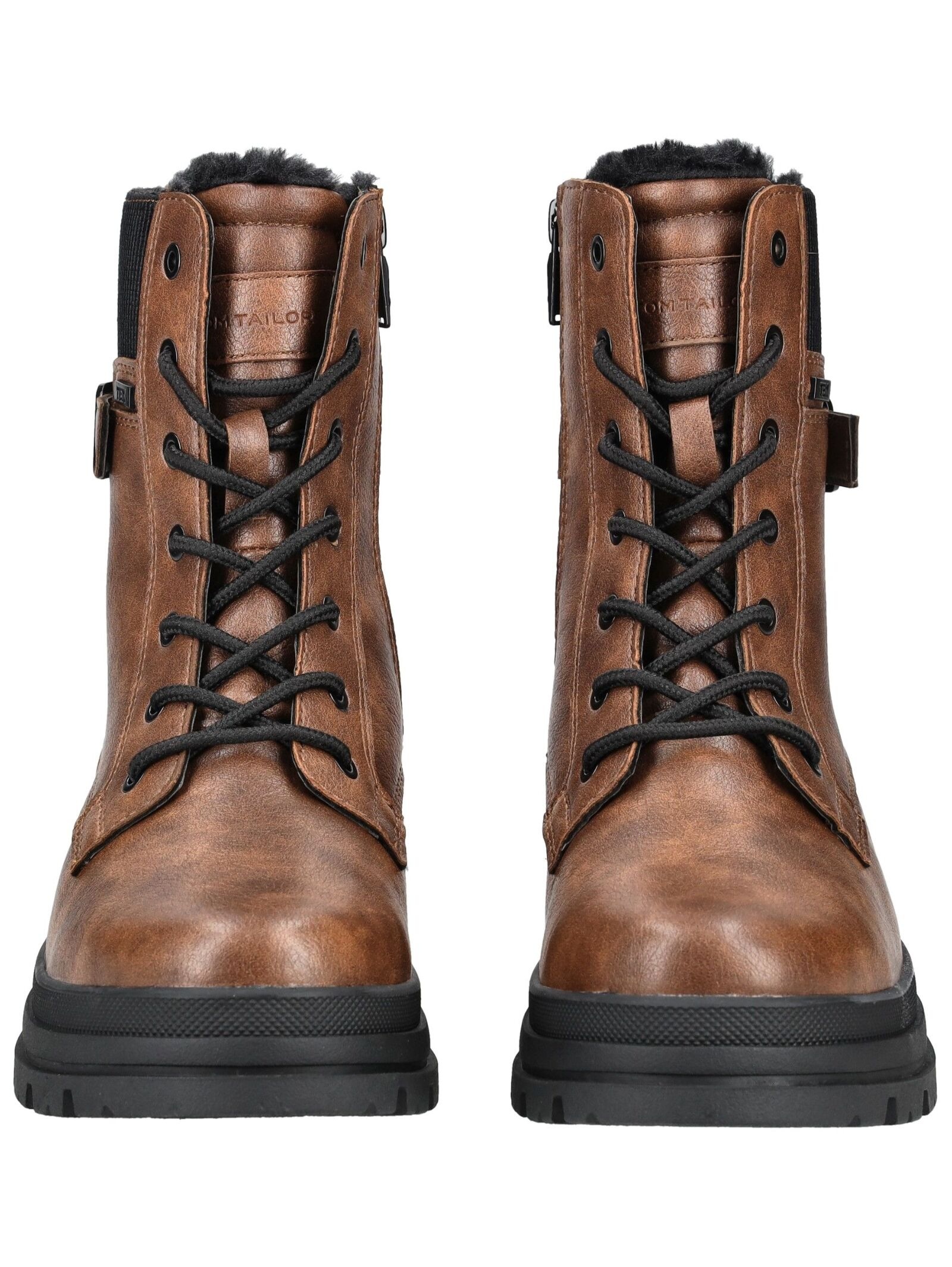 TOM TAILOR Schnürstiefelette »Tom Tailor Stiefelette Lederimitat«