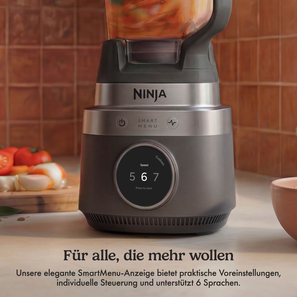NINJA Standmixer »LB301EUBK CrushBOSS 2-in-1-Mixer mit BlendBOSS-Becher, Onyx« 1200 W mit BlendBOSS-Becher